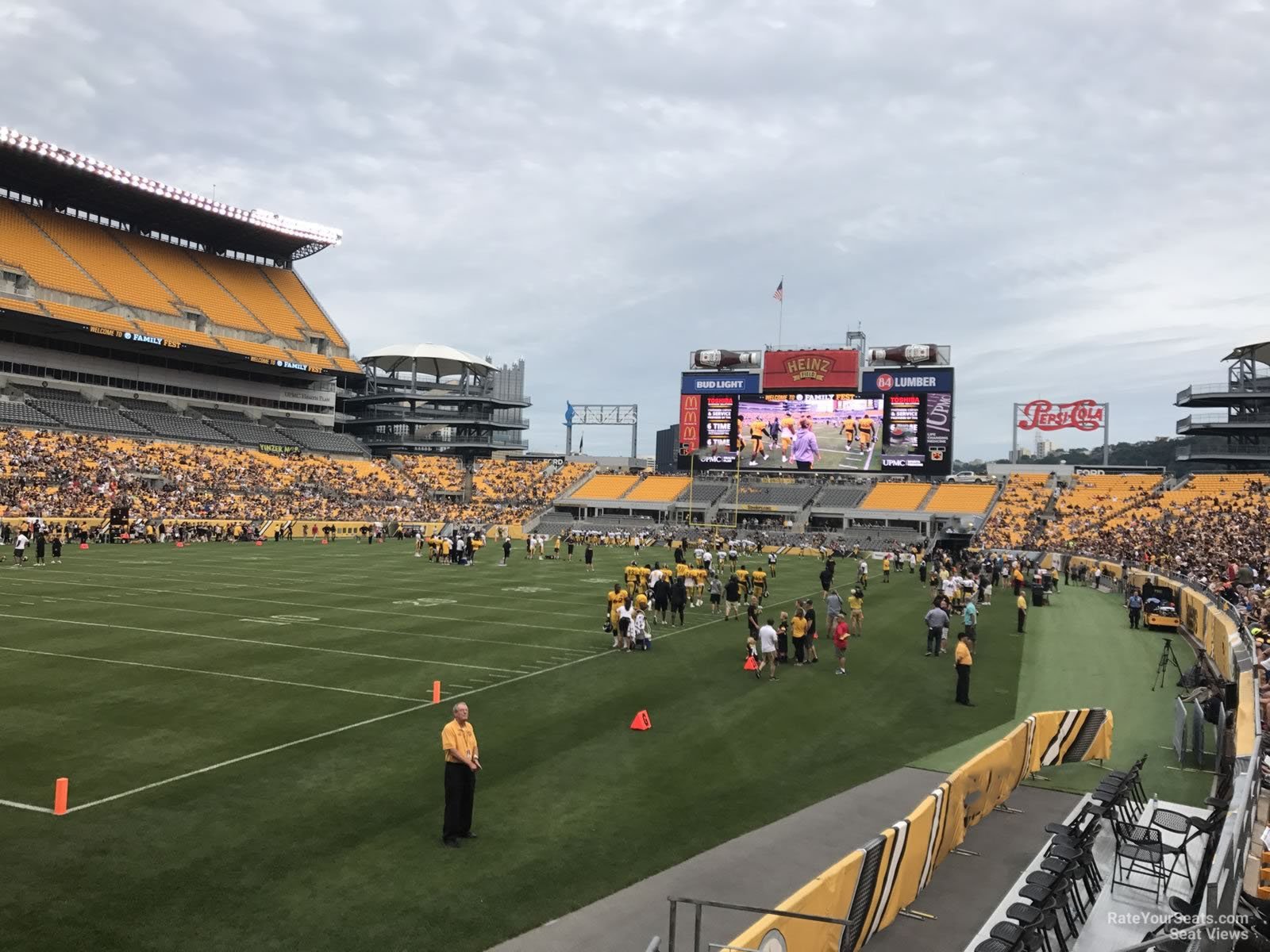 section 126, row b seat view  for football - acrisure stadium