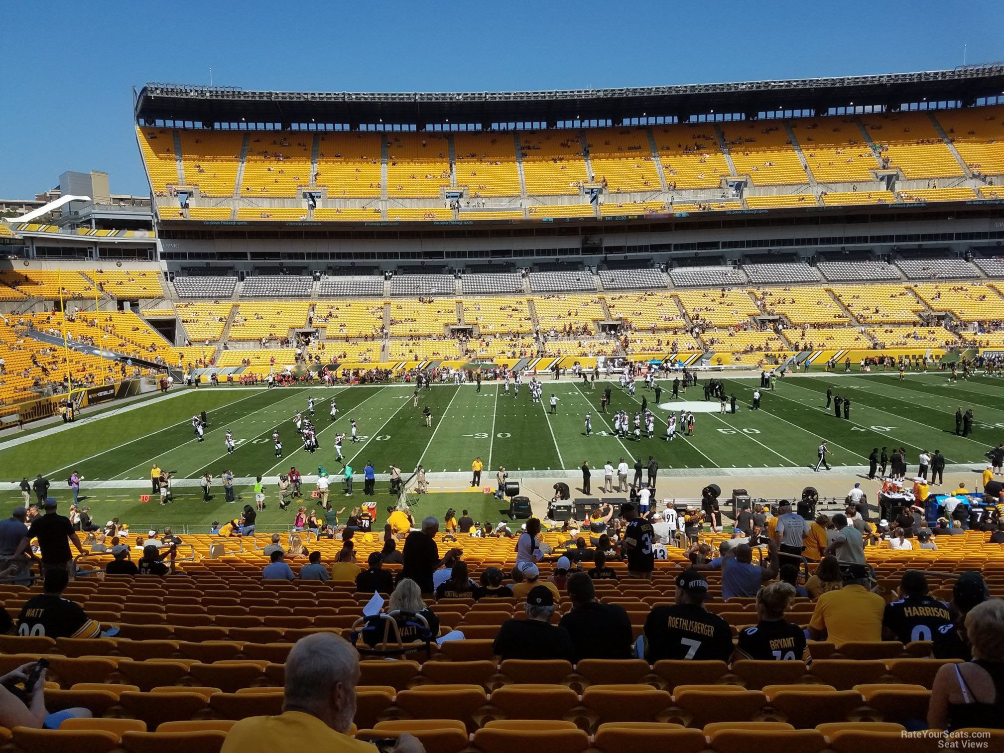 section 133, row ff seat view  - heinz field