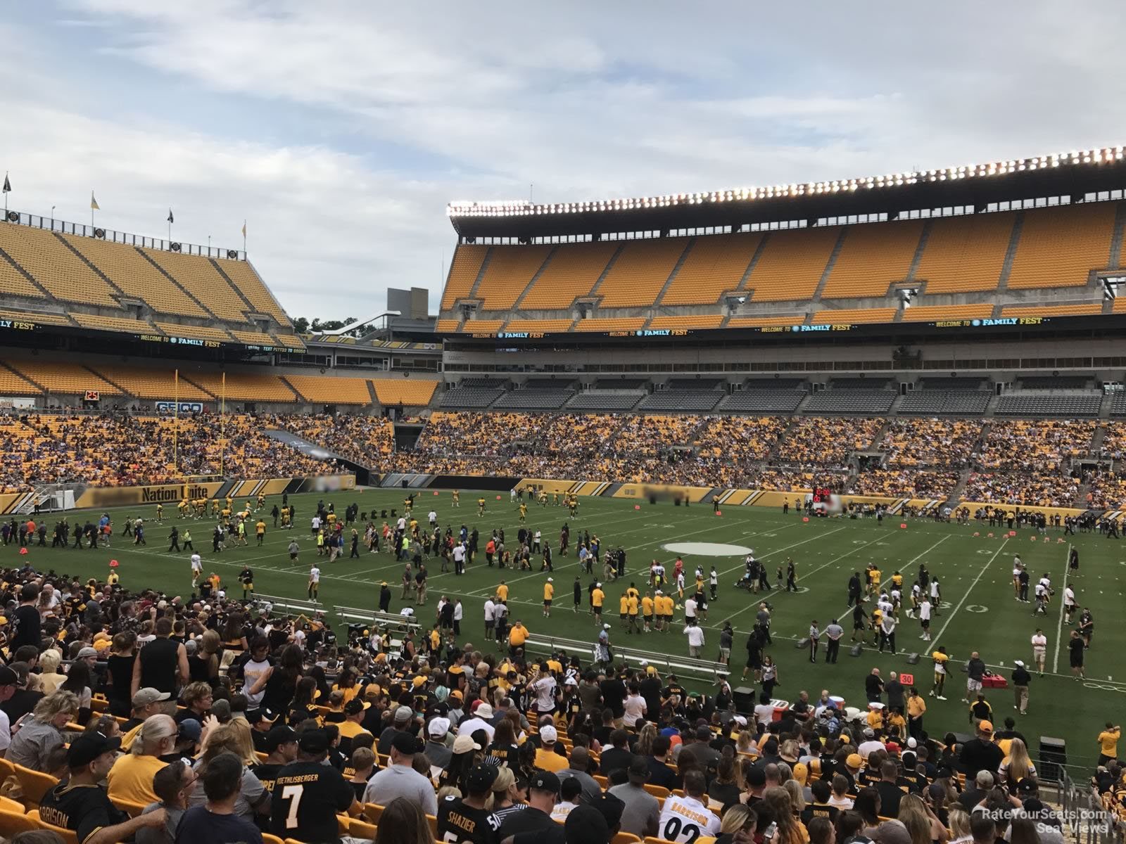 section 136, row bb seat view  - heinz field