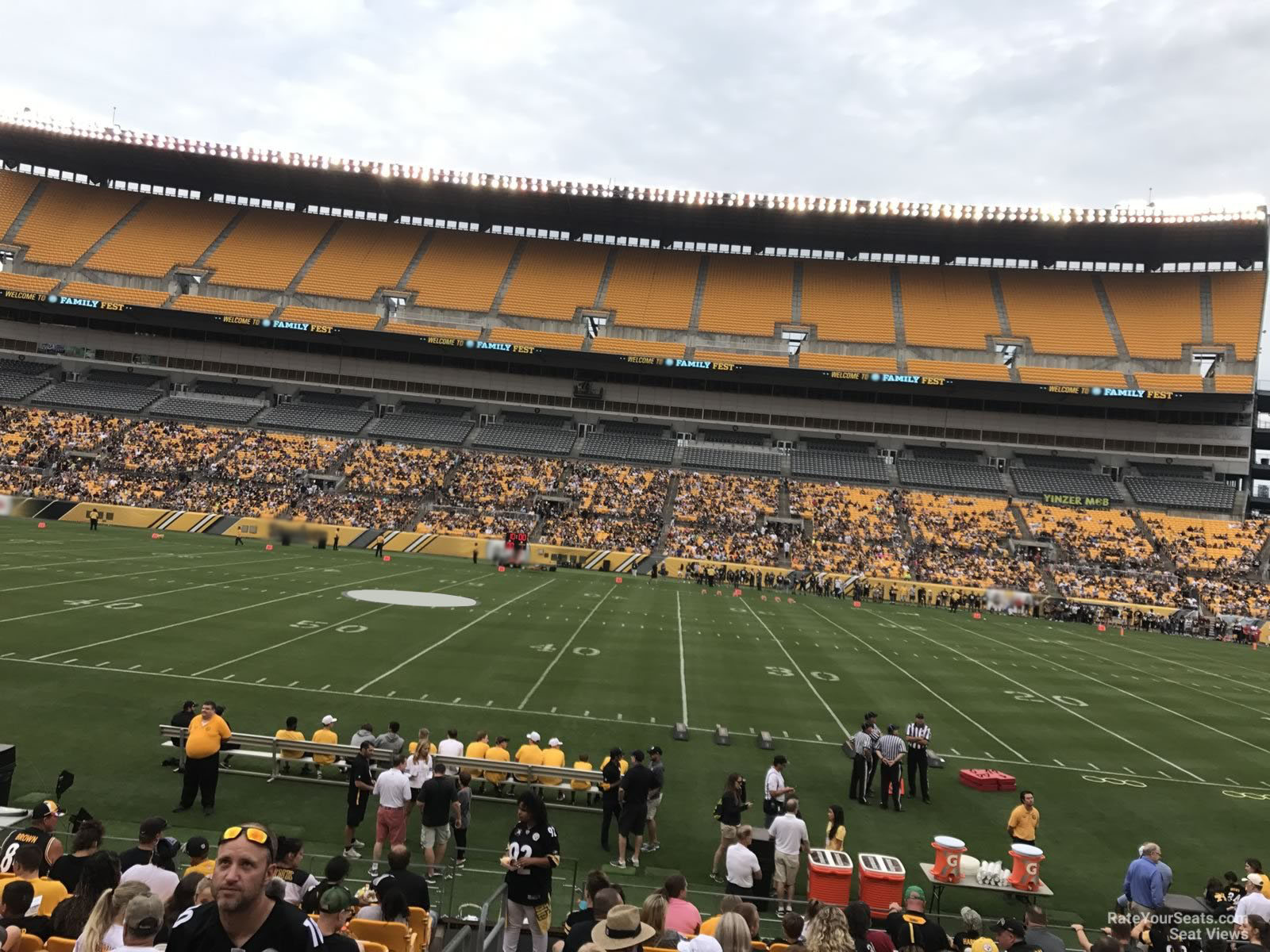 section 136, row l seat view  - heinz field