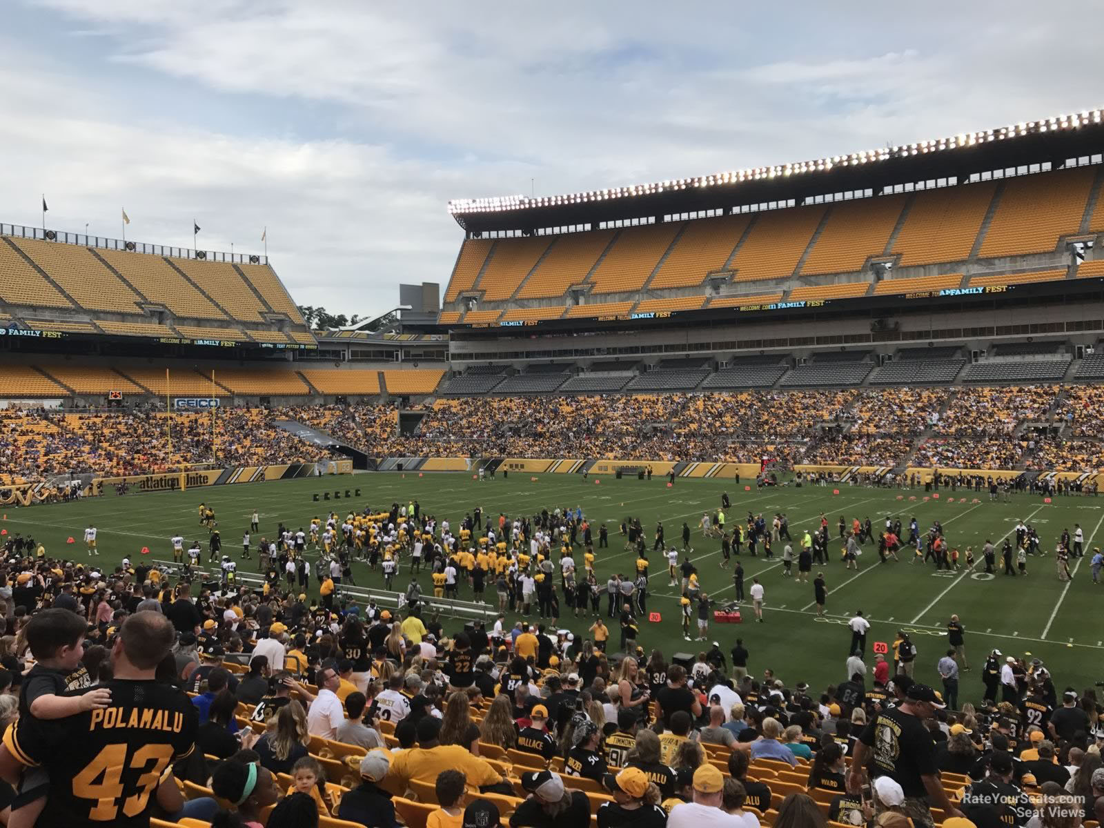 section 137, row bb seat view  - heinz field