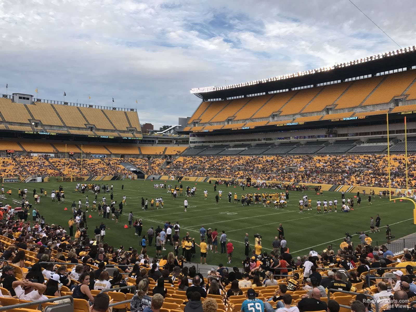 section 142, row l seat view  for football - acrisure stadium