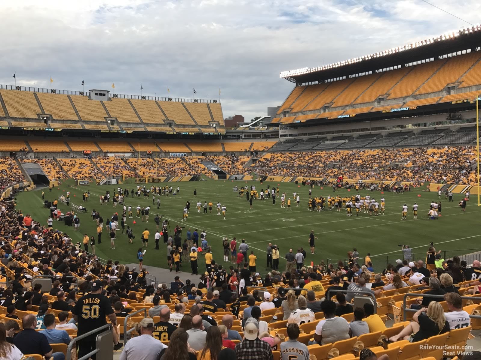 section 143, row l seat view  for football - acrisure stadium