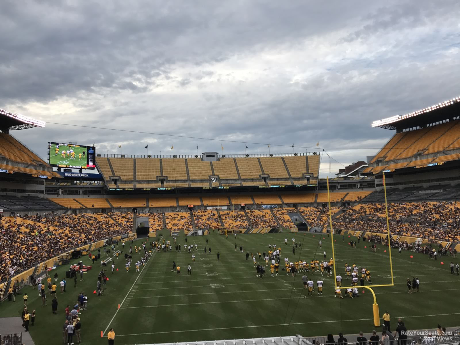 section 146, row p seat view  for football - acrisure stadium