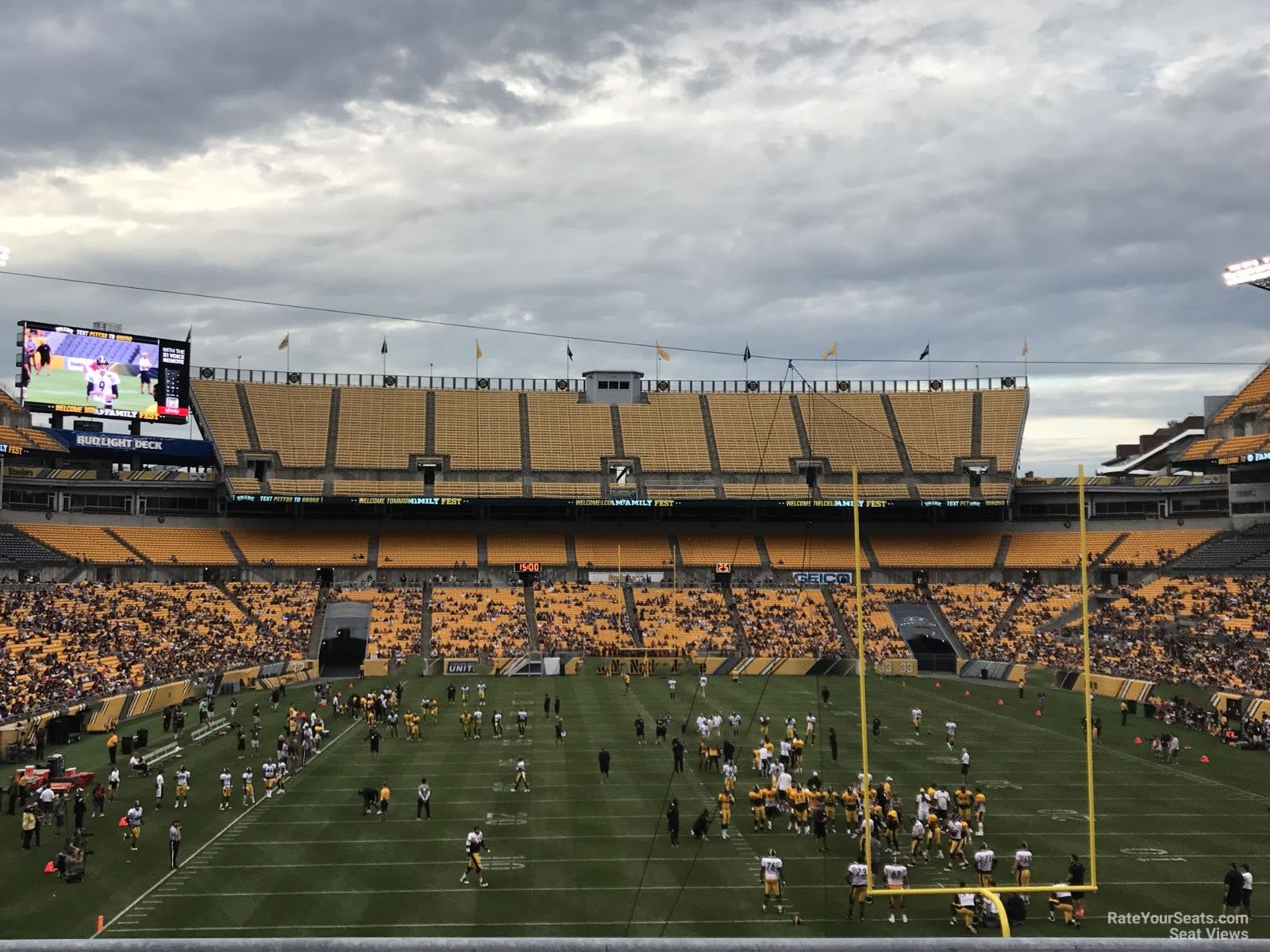 club 148, row l seat view  for football - acrisure stadium