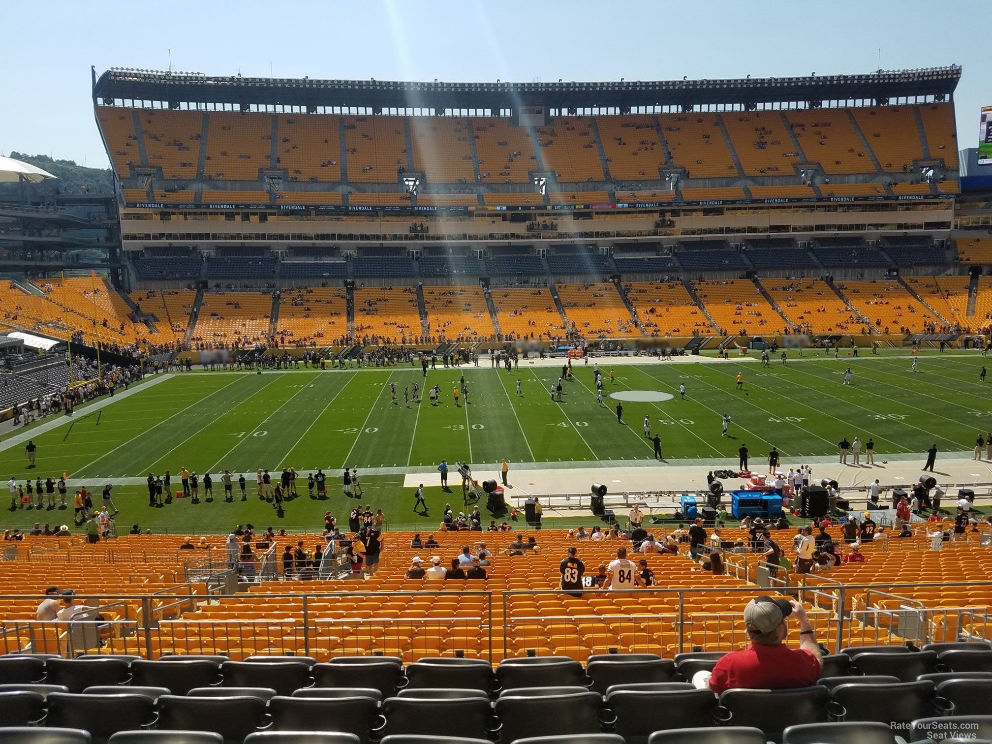 section 208, row g seat view  for football - acrisure stadium