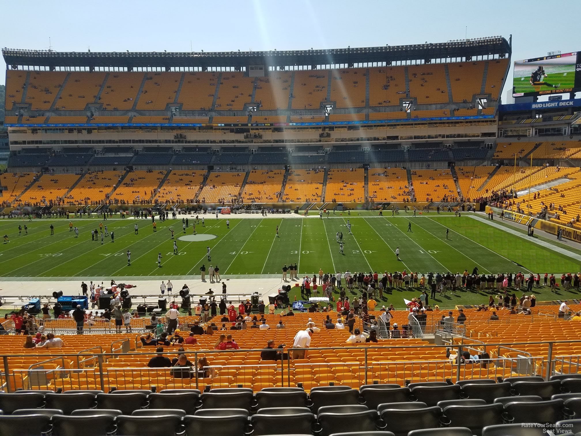 section 211, row g seat view  for football - acrisure stadium