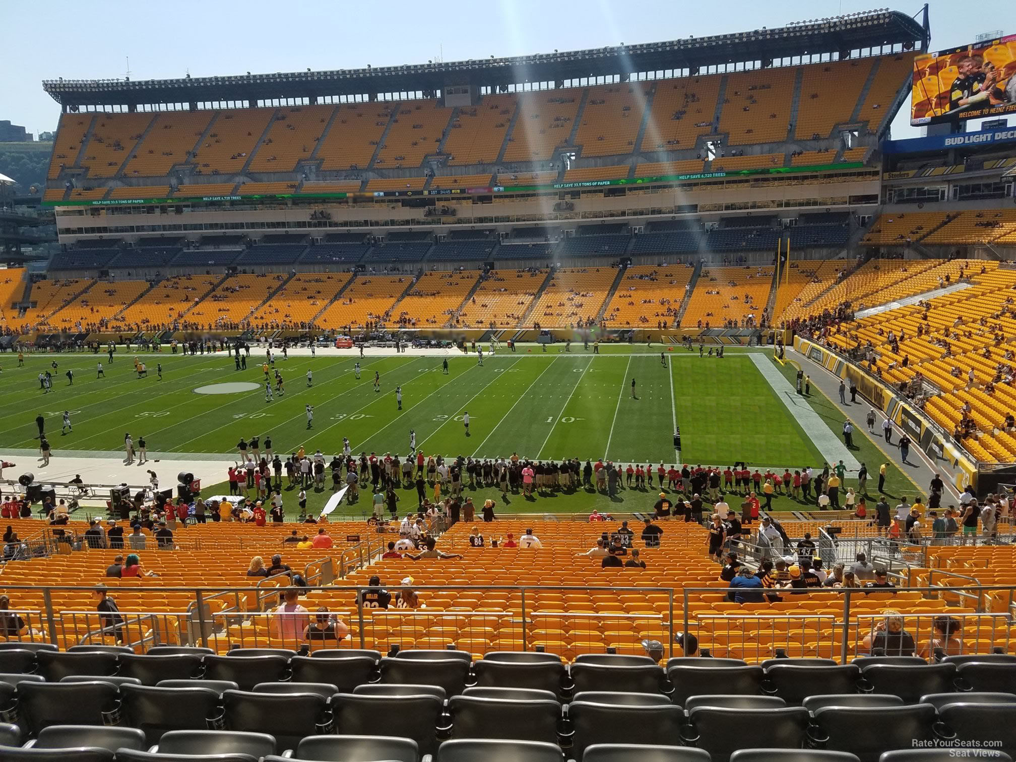 section 213, row g seat view  for football - acrisure stadium