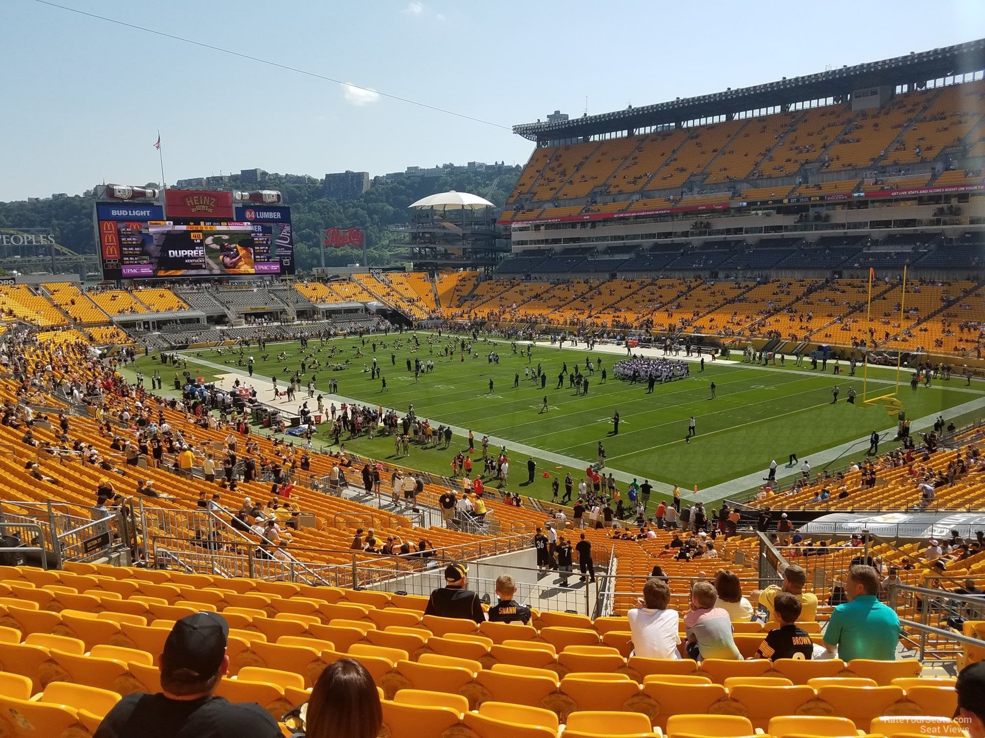 section 218, row l seat view  - acrisure stadium