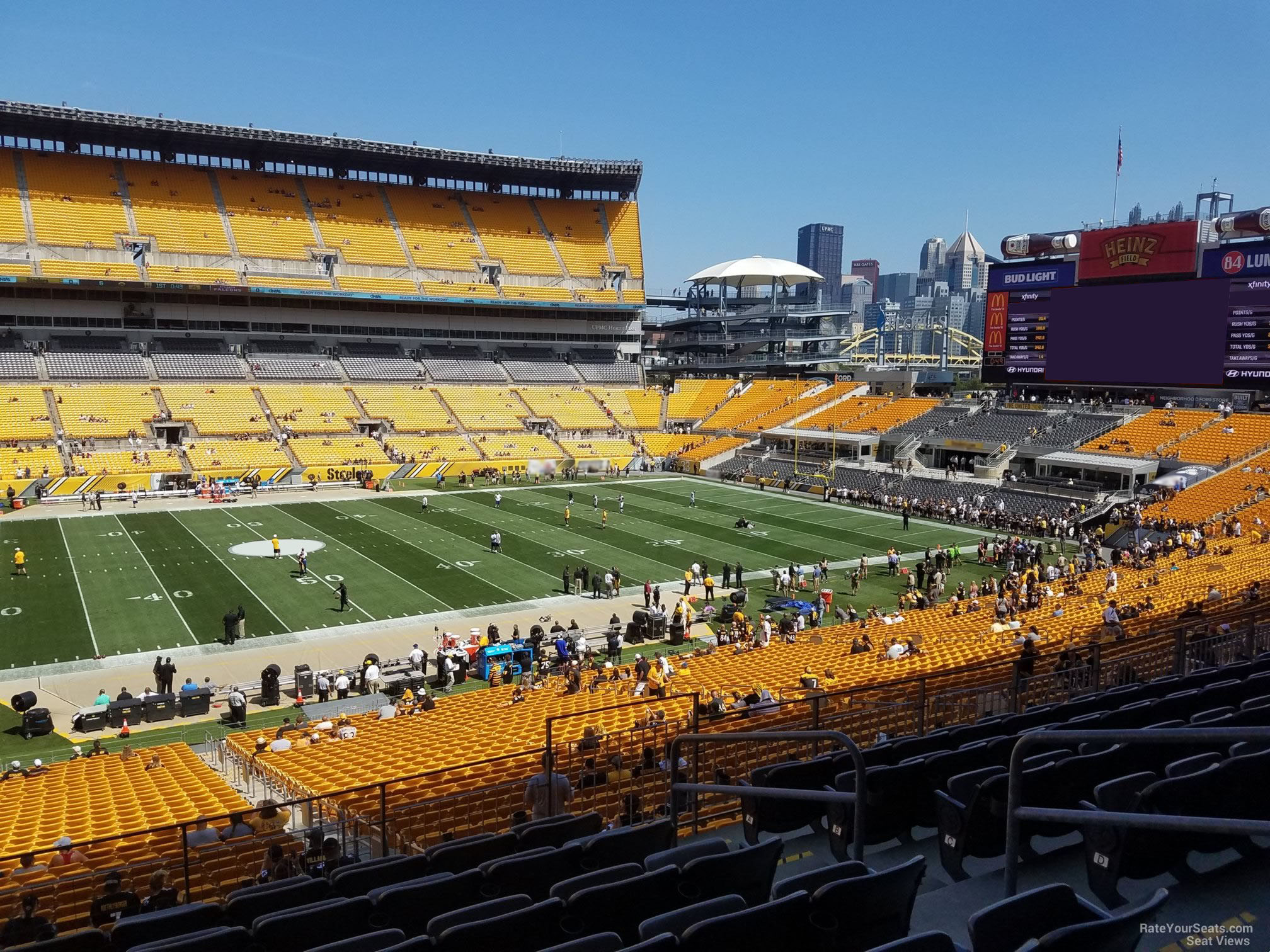 section 233, row g seat view  for football - acrisure stadium