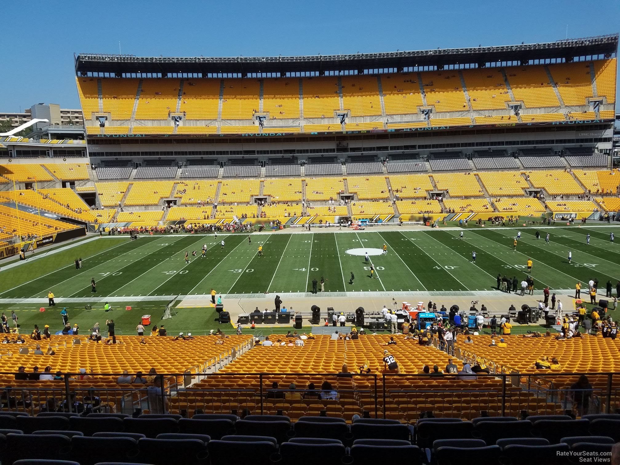 section 234, row g seat view  - heinz field