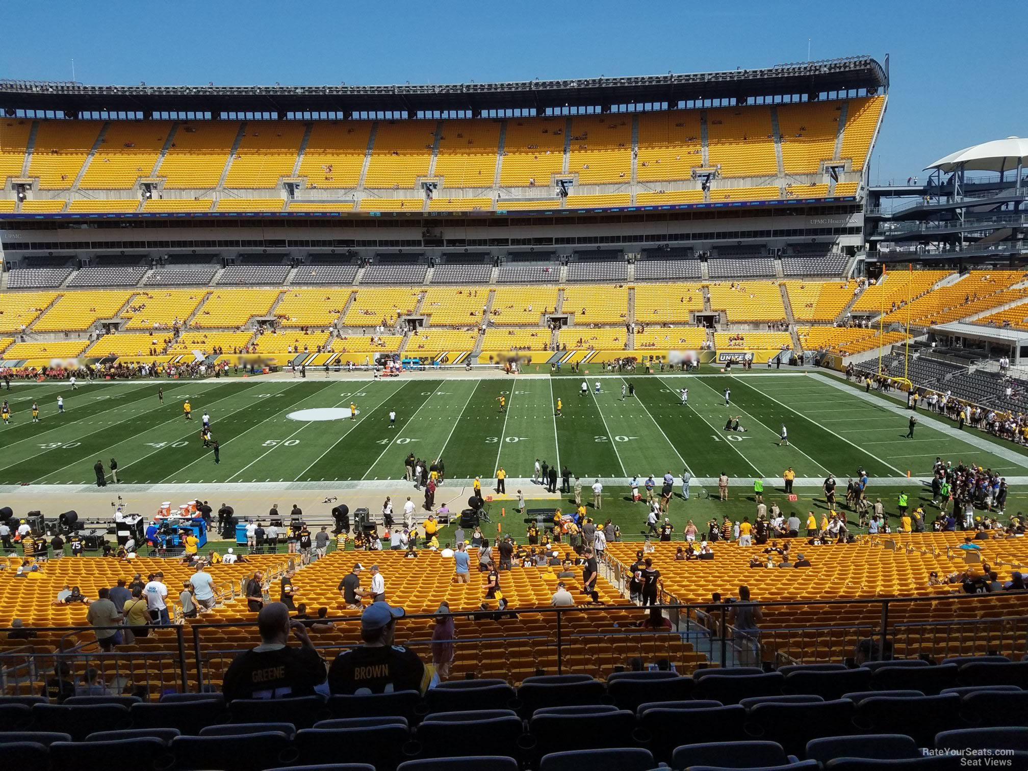 section 236, row g seat view  - heinz field