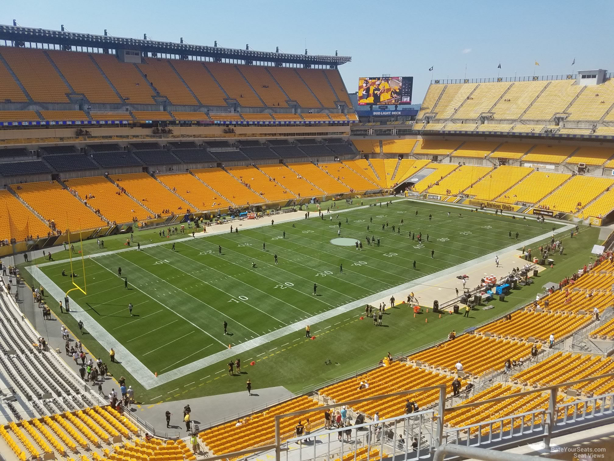 section 504, row d seat view  for football - acrisure stadium