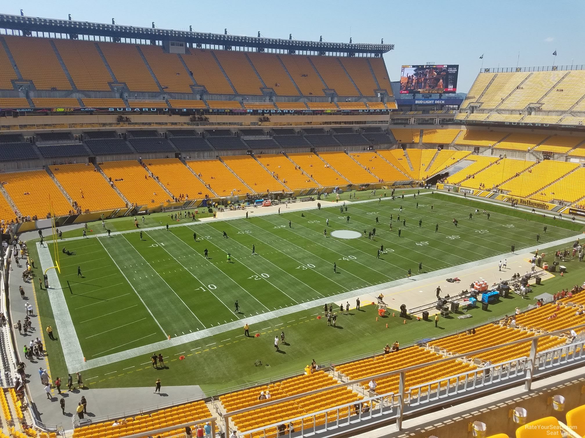 section 506, row d seat view  for football - acrisure stadium
