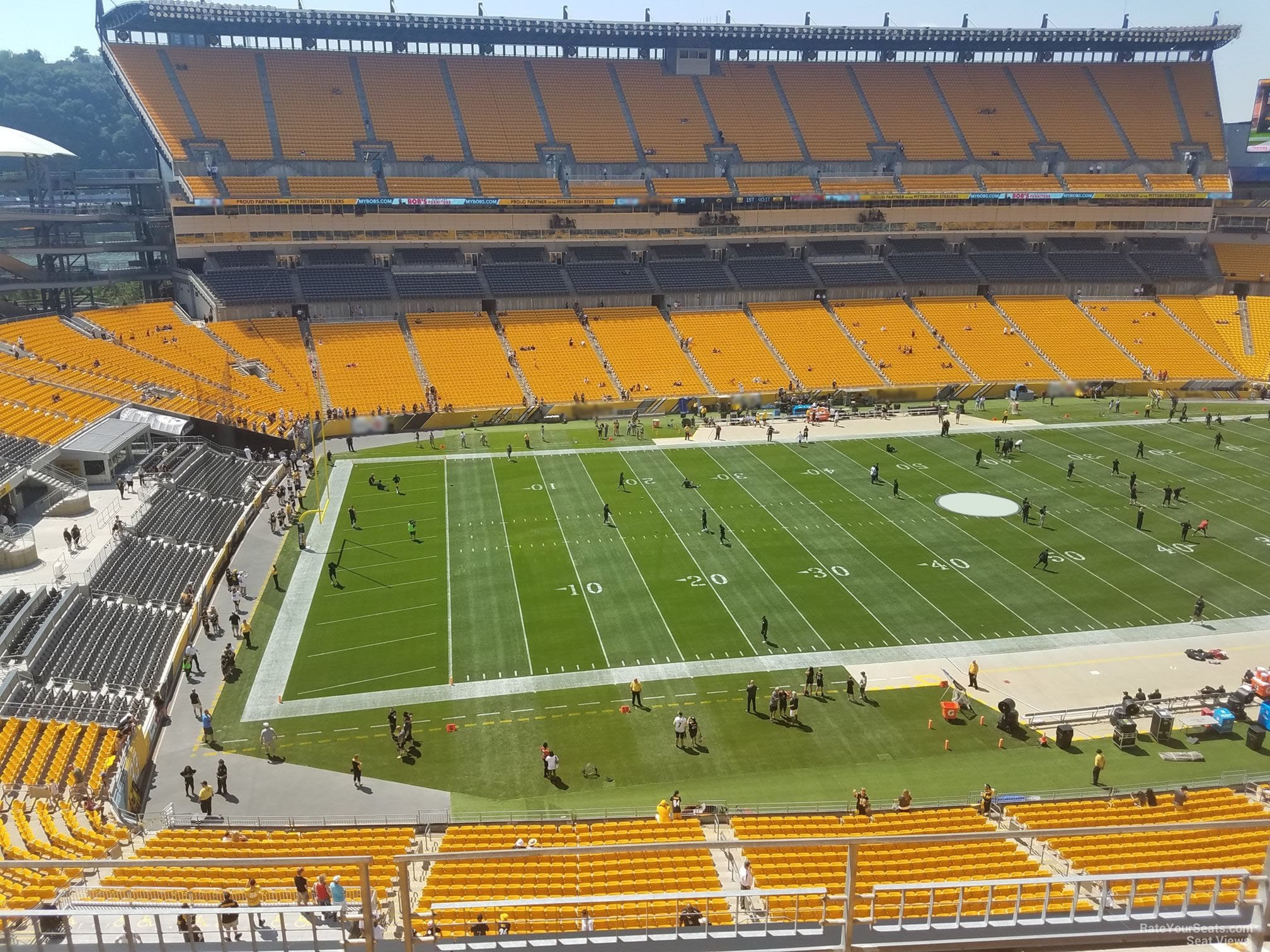 section 507, row d seat view  for football - acrisure stadium