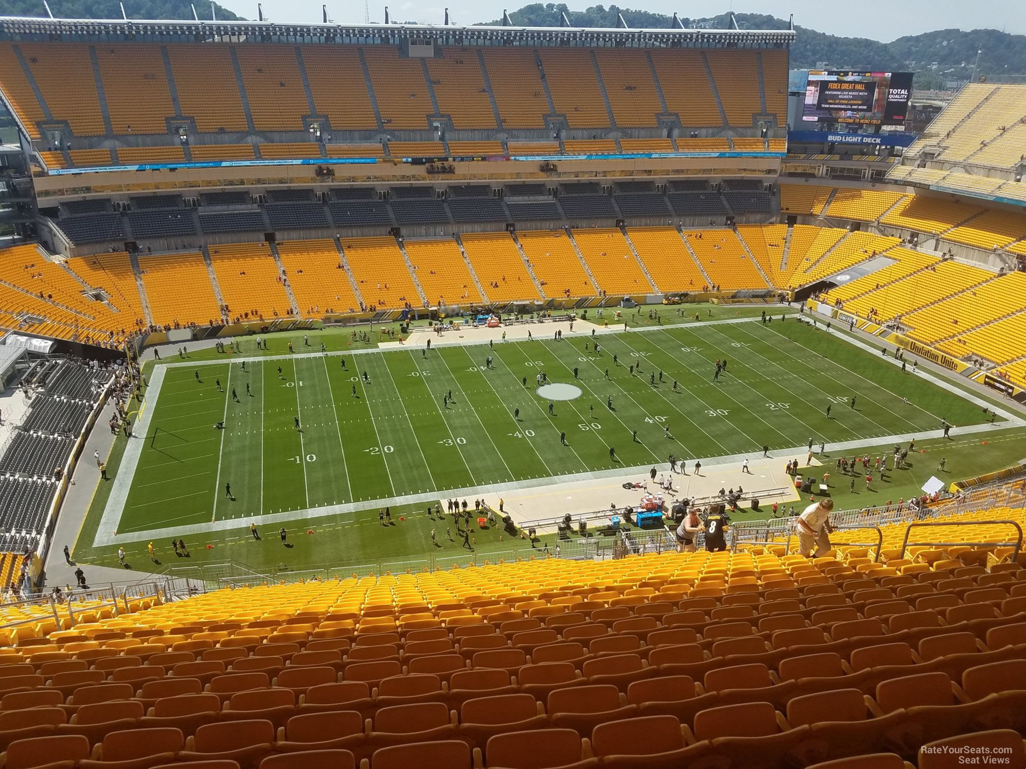 section 508, row ee seat view  - heinz field
