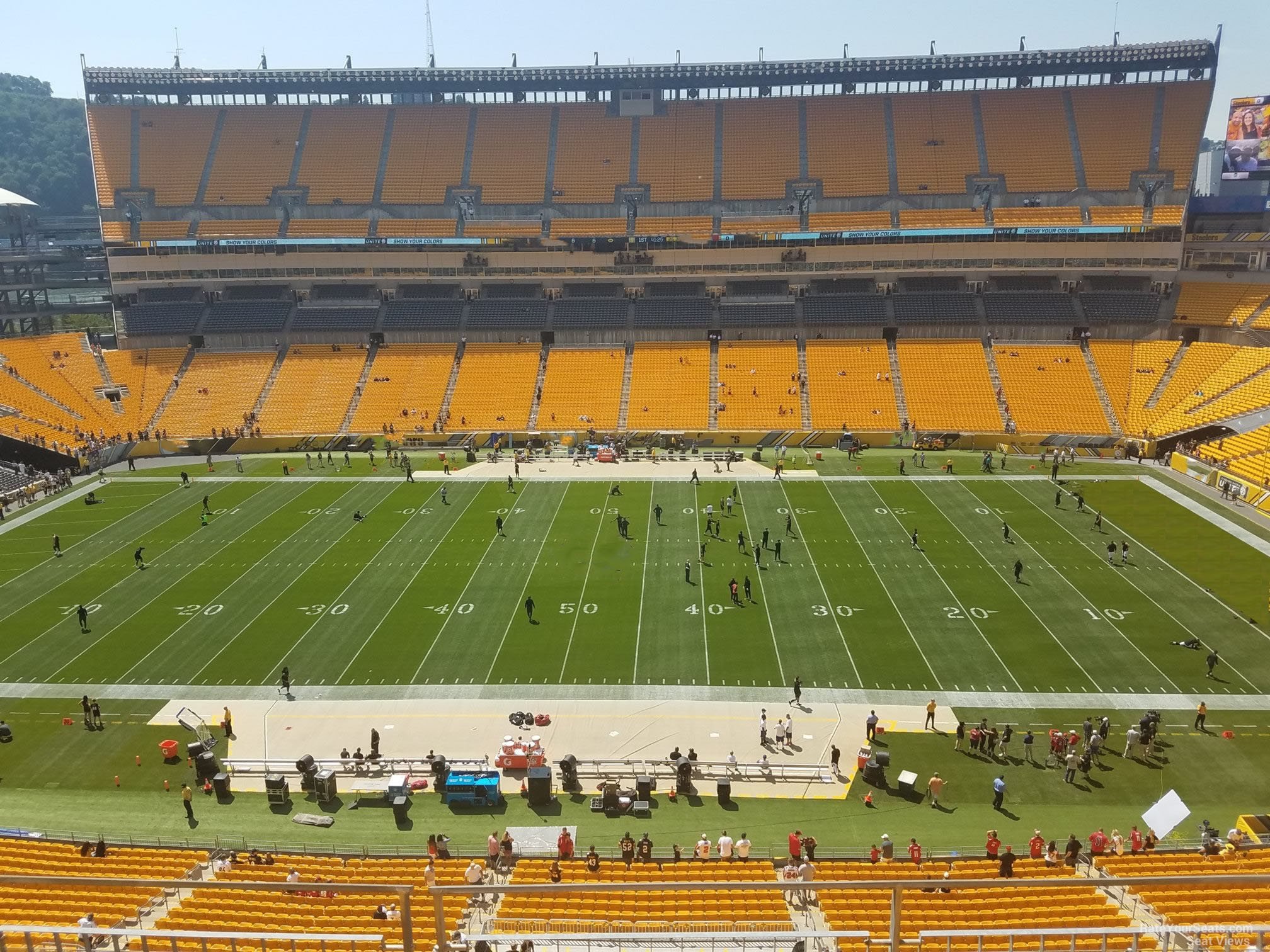 section 511, row d seat view  for football - acrisure stadium