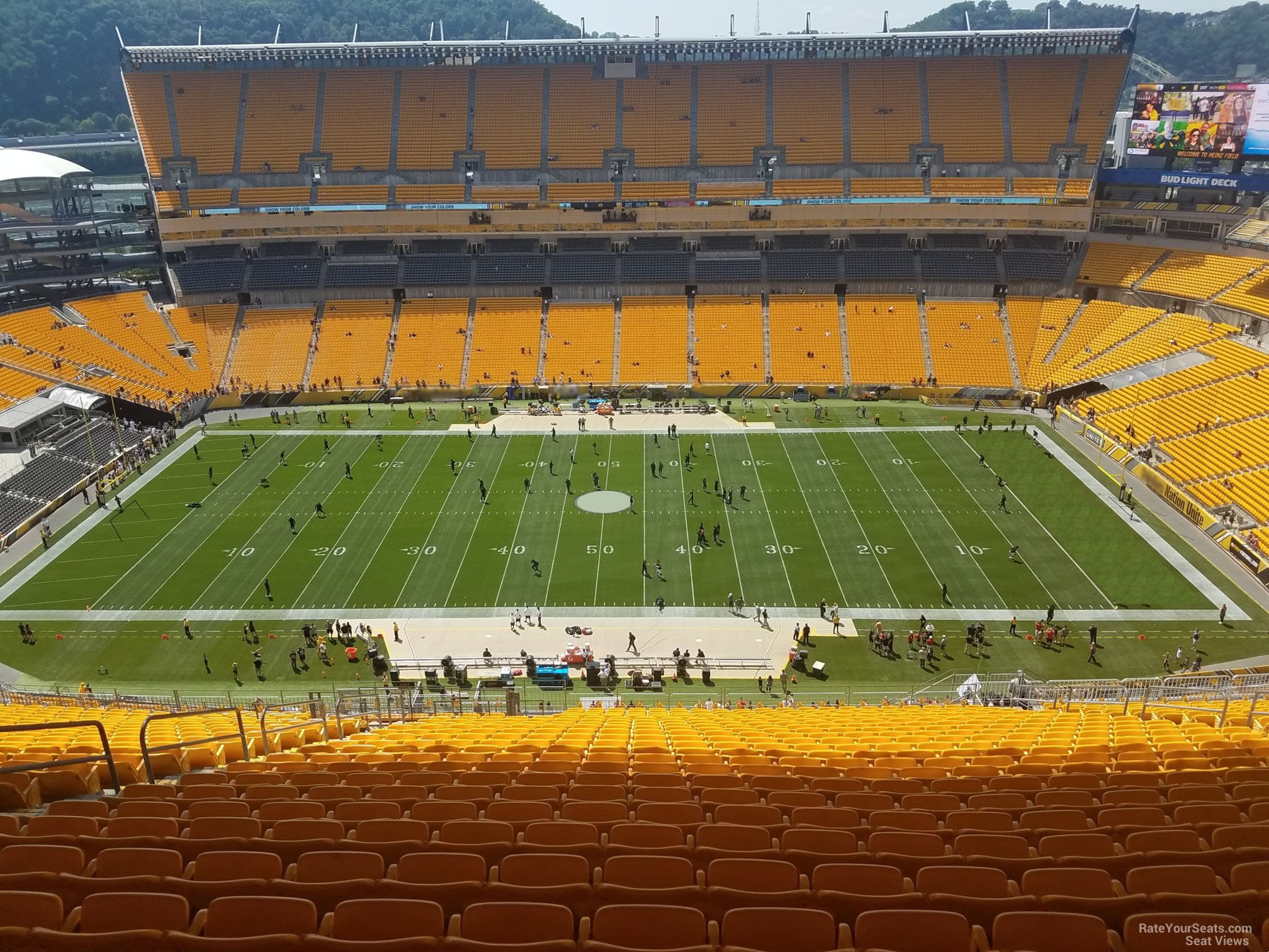 section 511, row ee seat view  - heinz field