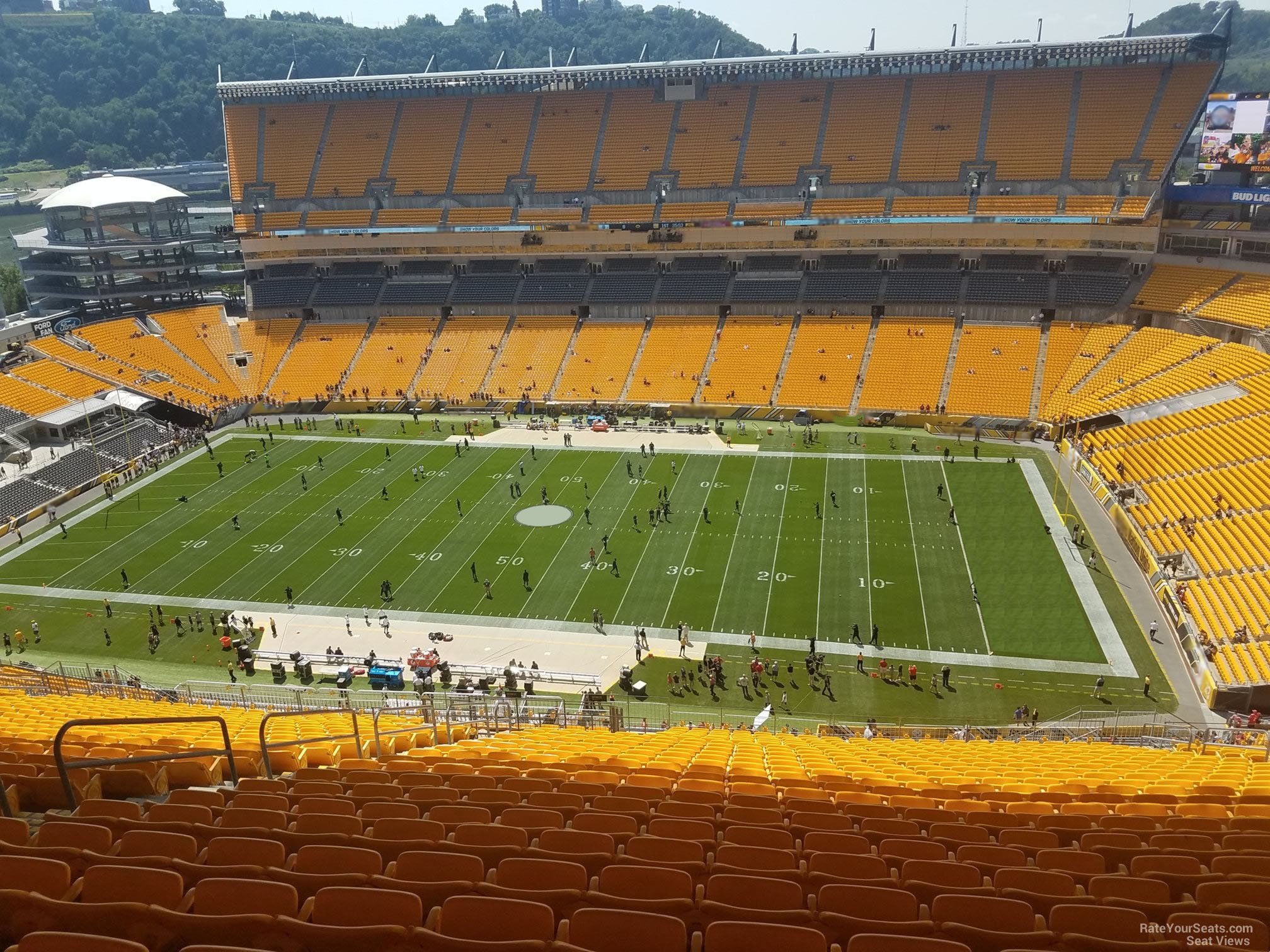 section 513, row ee seat view  - heinz field