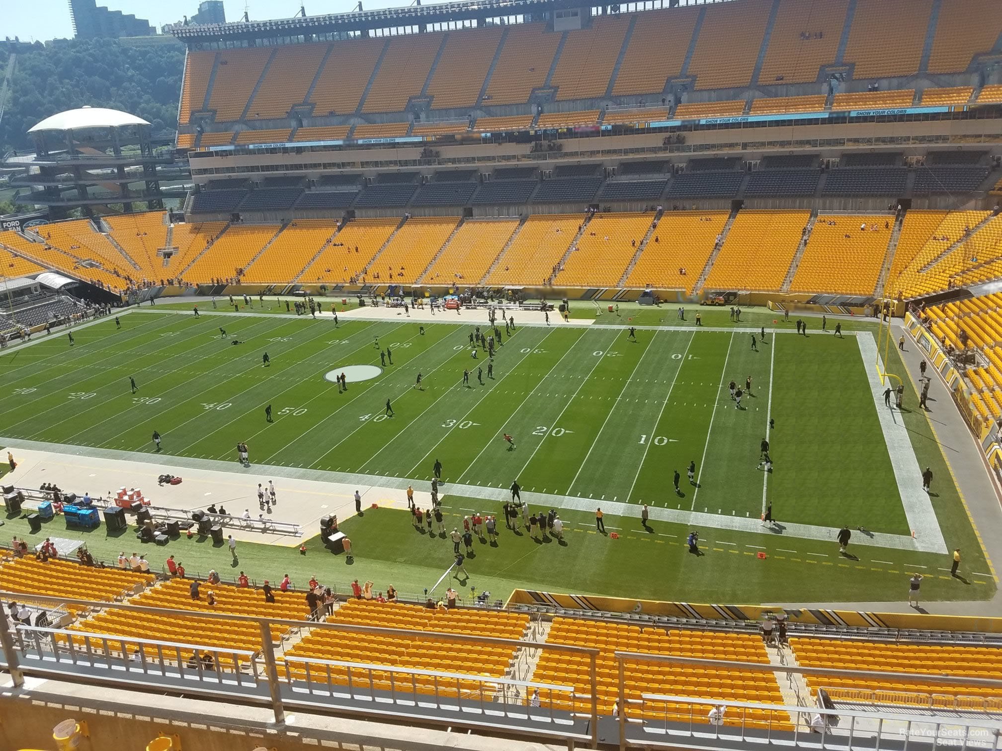 section 514, row d seat view  for football - acrisure stadium