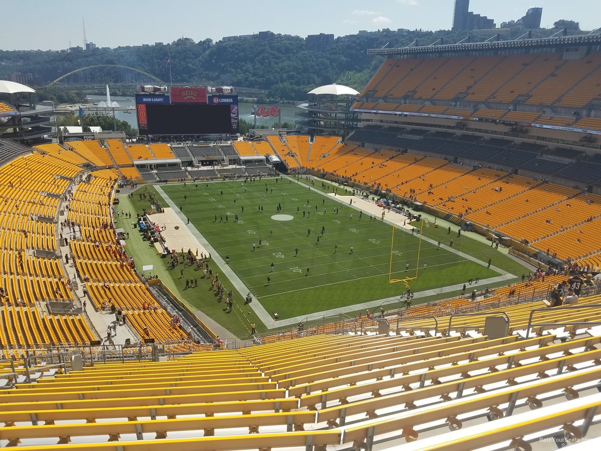 section 519, row bb seat view  for football - acrisure stadium
