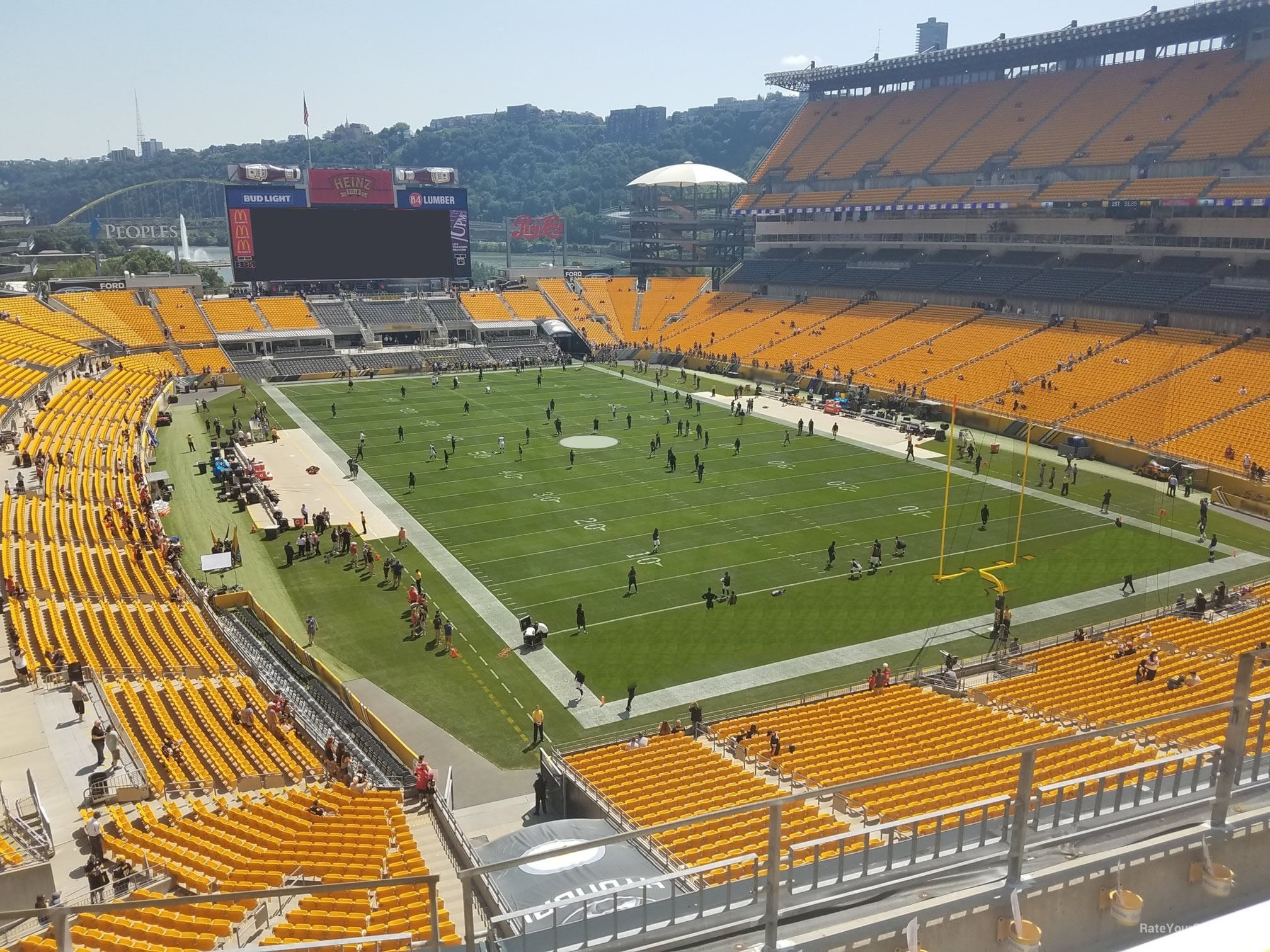 section 519, row d seat view  for football - acrisure stadium