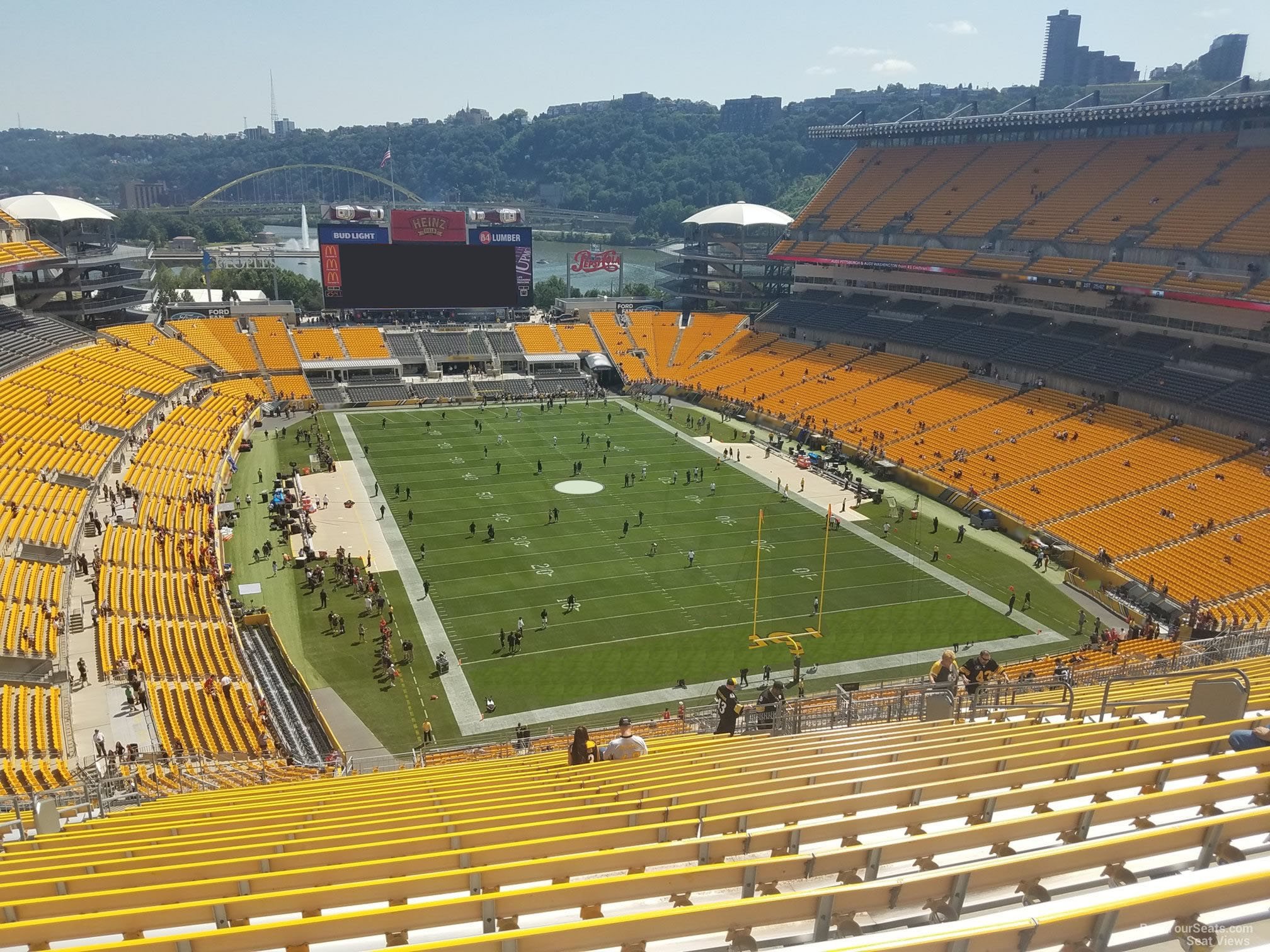 section 520, row bb seat view  for football - acrisure stadium