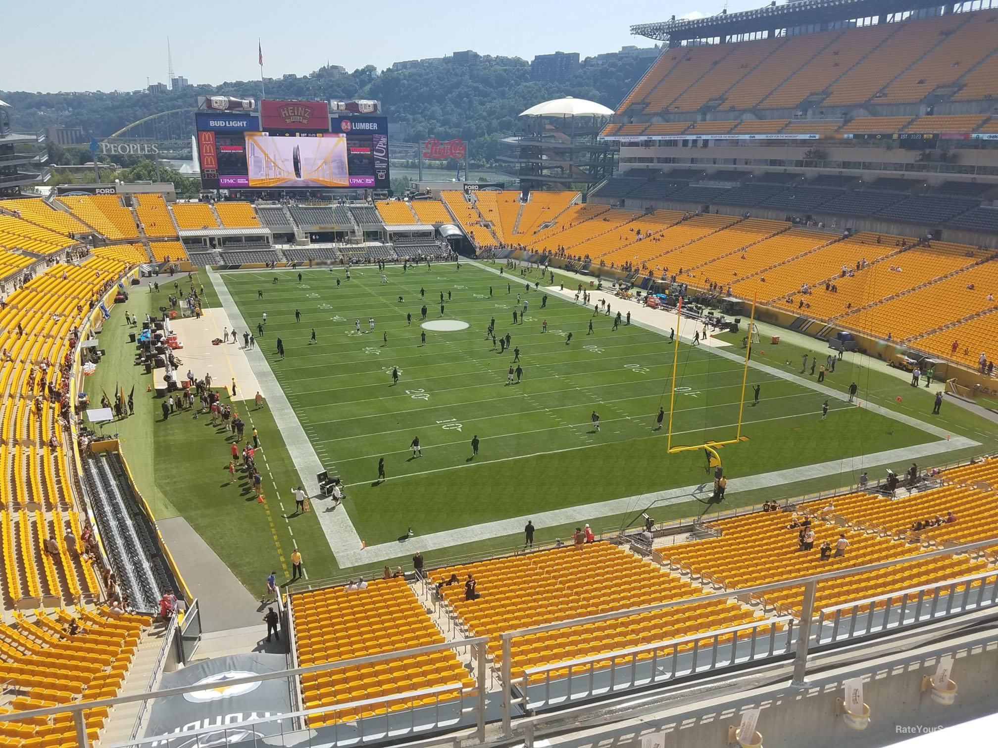 section 520, row d seat view  for football - acrisure stadium