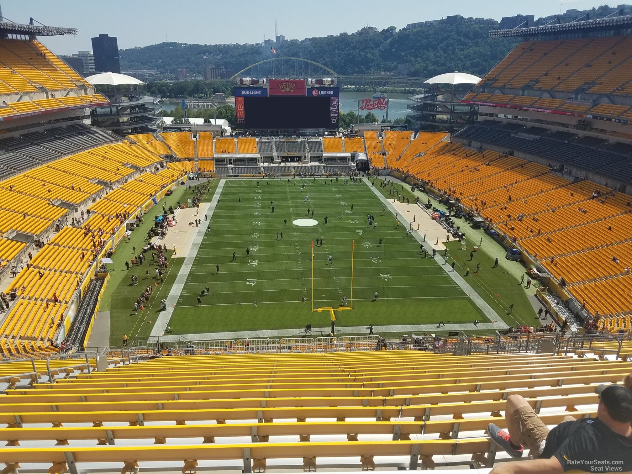section 522, row bb seat view  for football - acrisure stadium