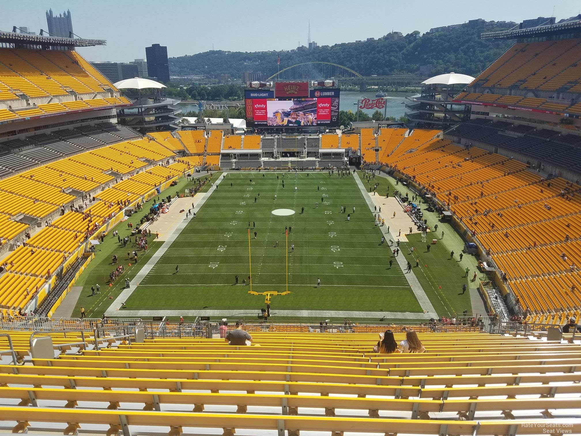 section 523, row bb seat view  for football - acrisure stadium
