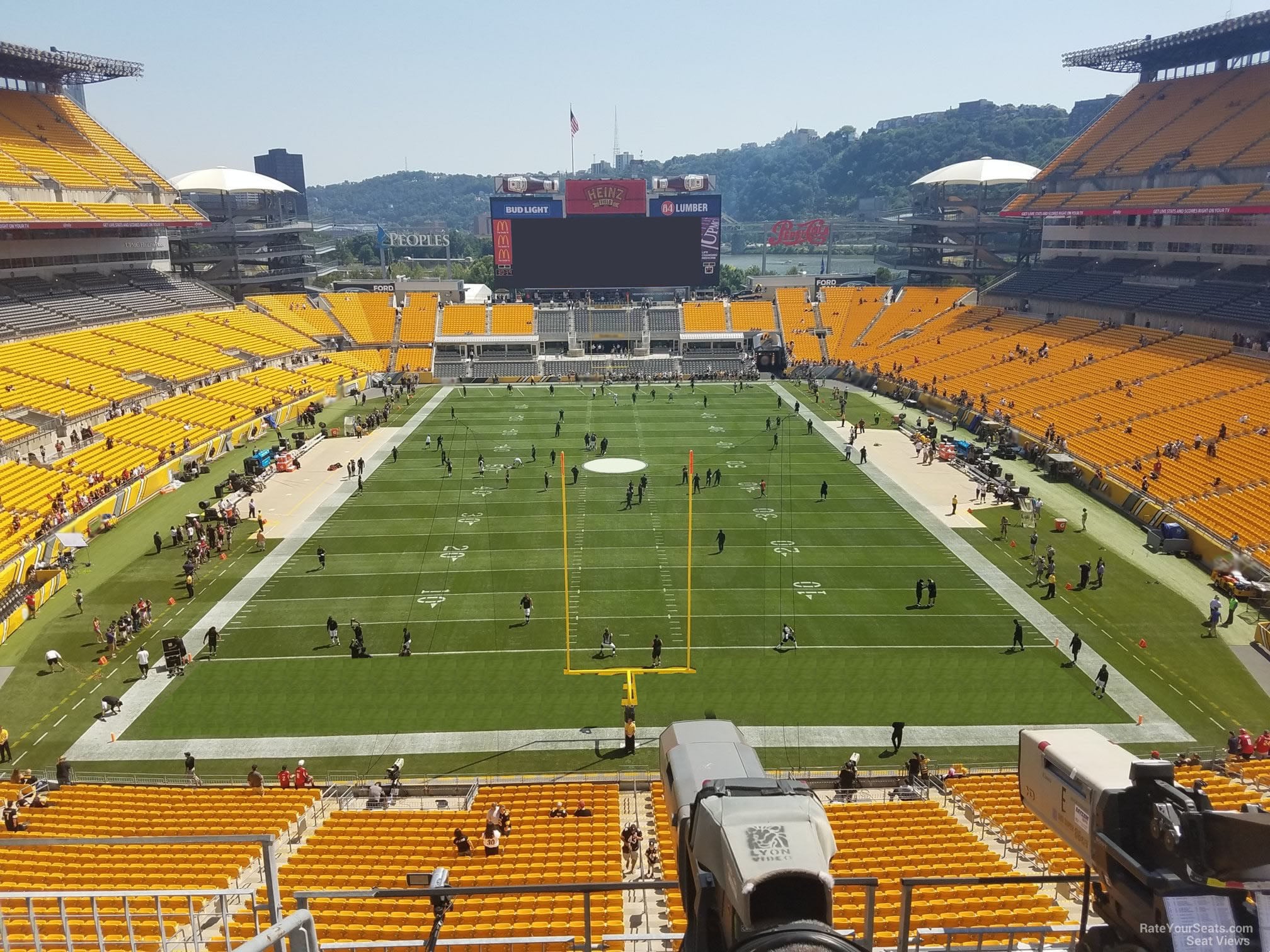 section 523, row d seat view  for football - acrisure stadium