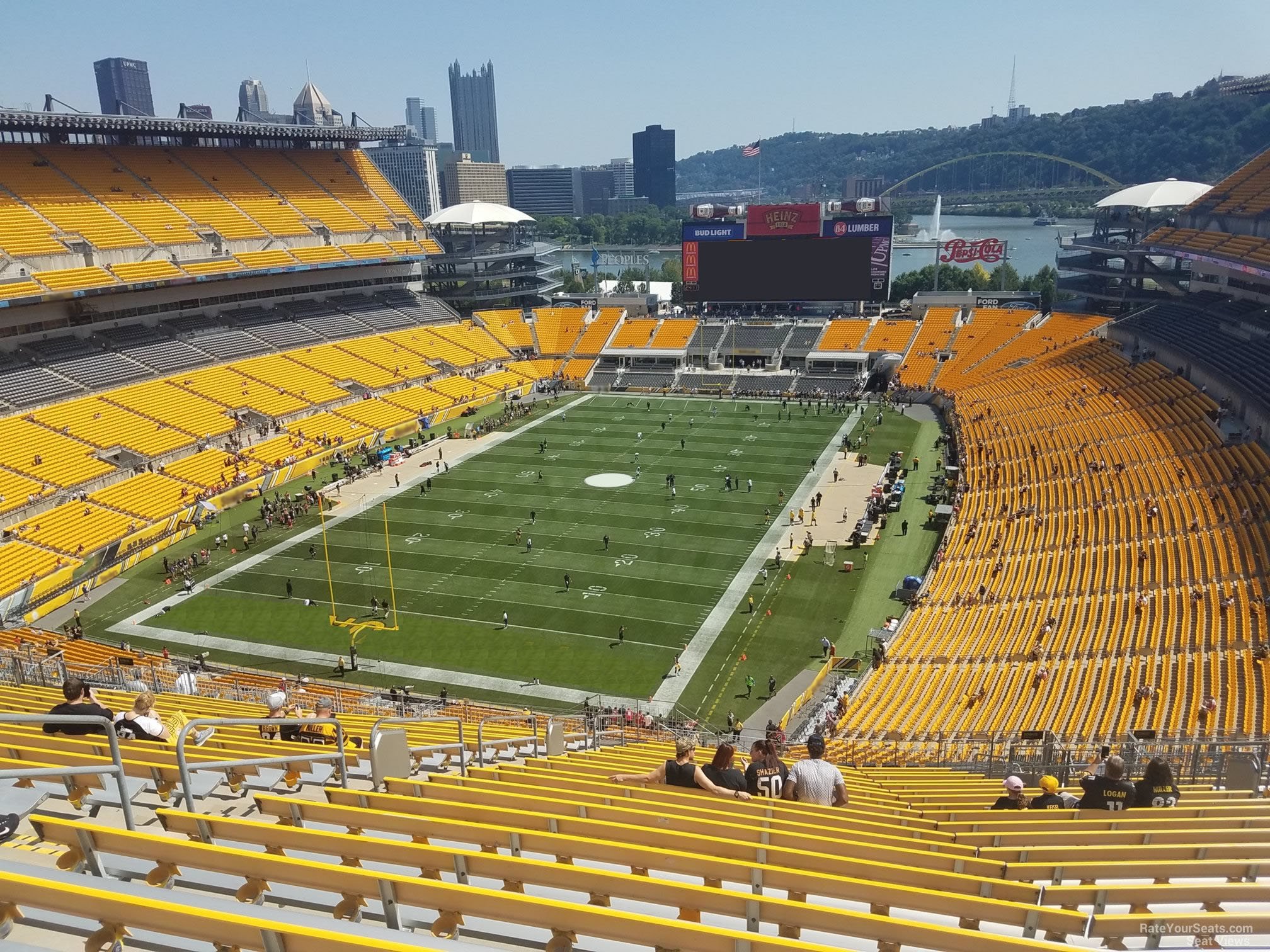section 526, row bb seat view  - heinz field