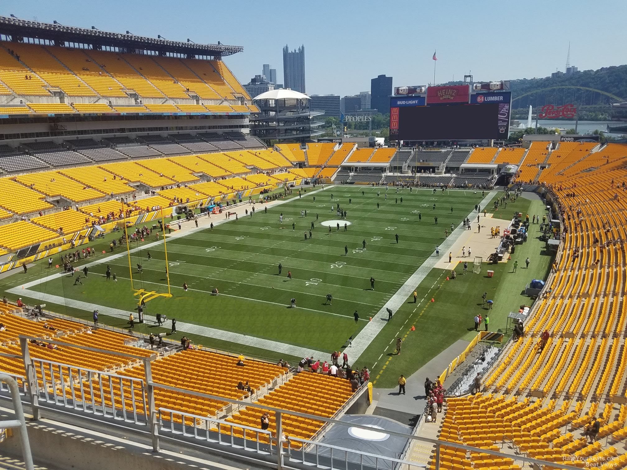 section 526, row d seat view  - heinz field