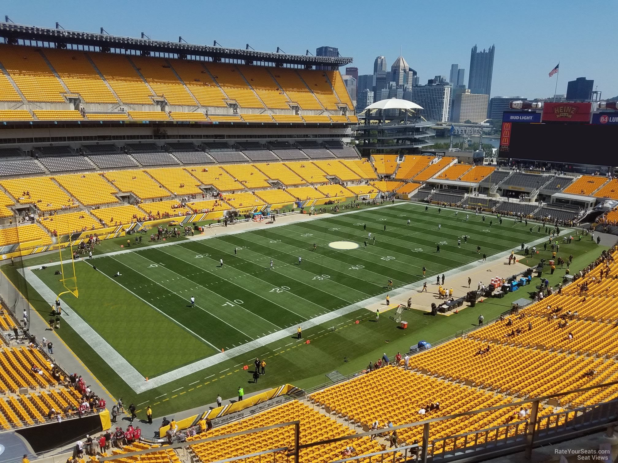 section 528, row d seat view  for football - acrisure stadium