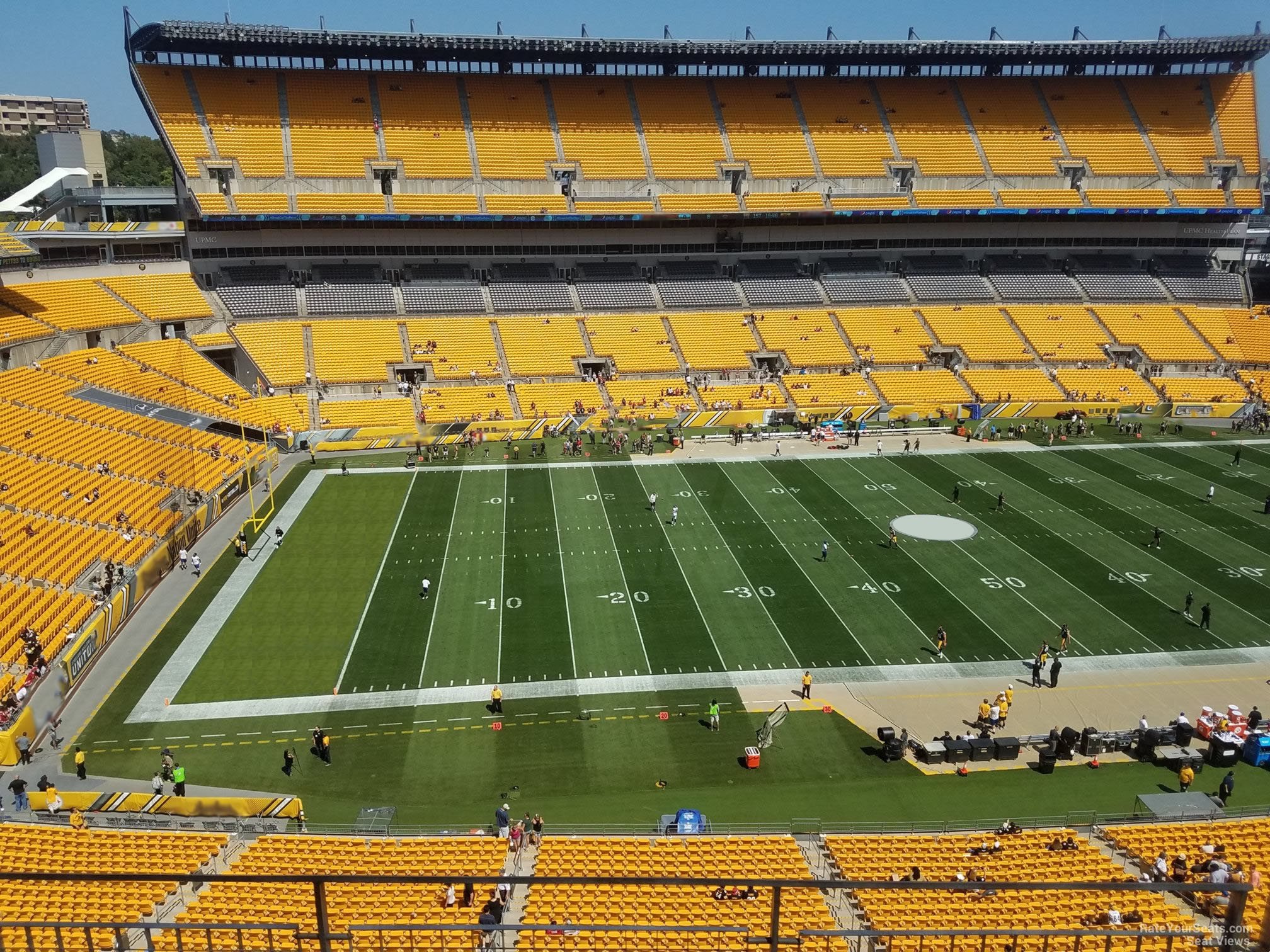 section 532, row d seat view  for football - acrisure stadium