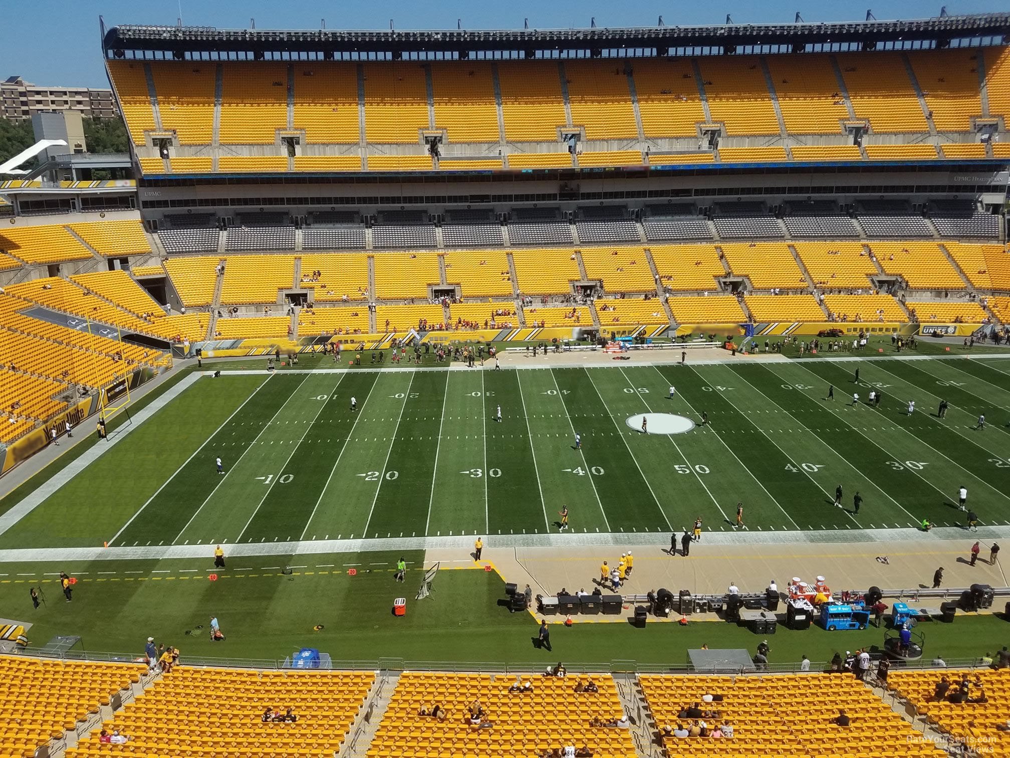 section 533, row c seat view  - heinz field