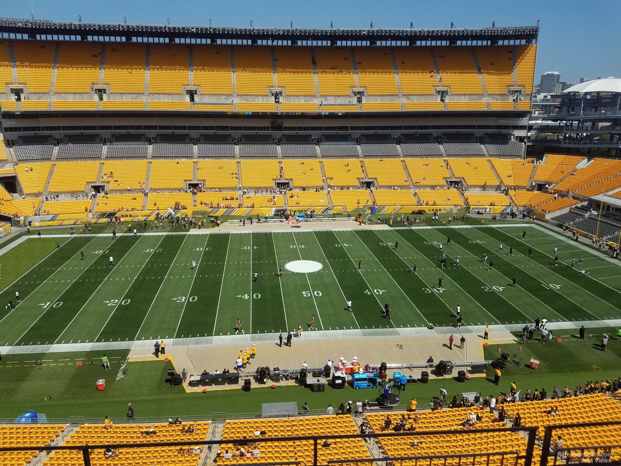 section 534, row d seat view  for football - acrisure stadium