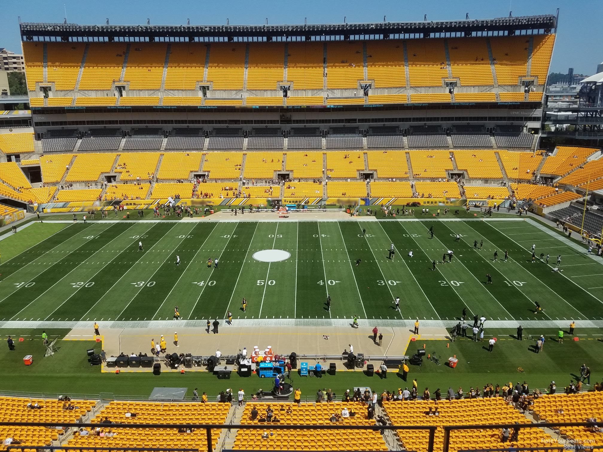section 535, row d seat view  for football - acrisure stadium
