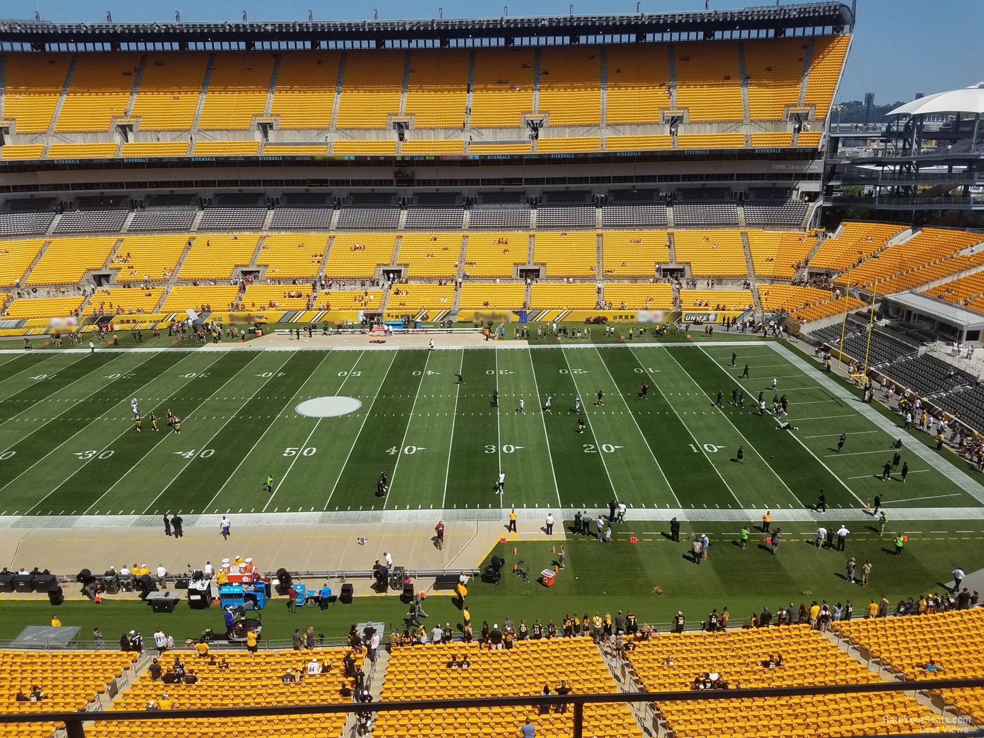 section 536, row c seat view  - heinz field