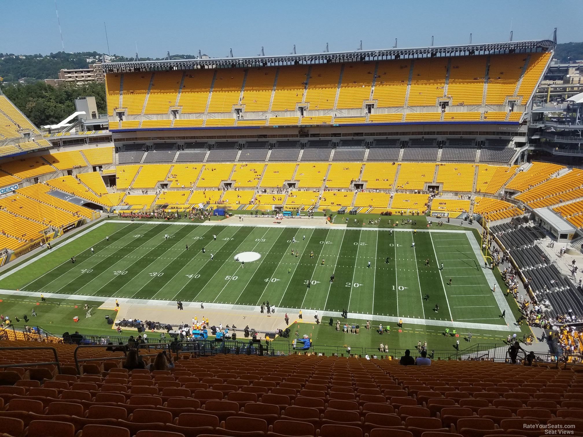 section 537, row ee seat view  for football - acrisure stadium