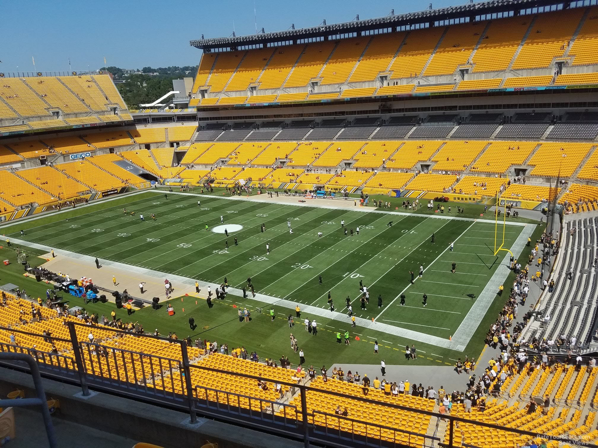 Heinz Field Section 540 View.