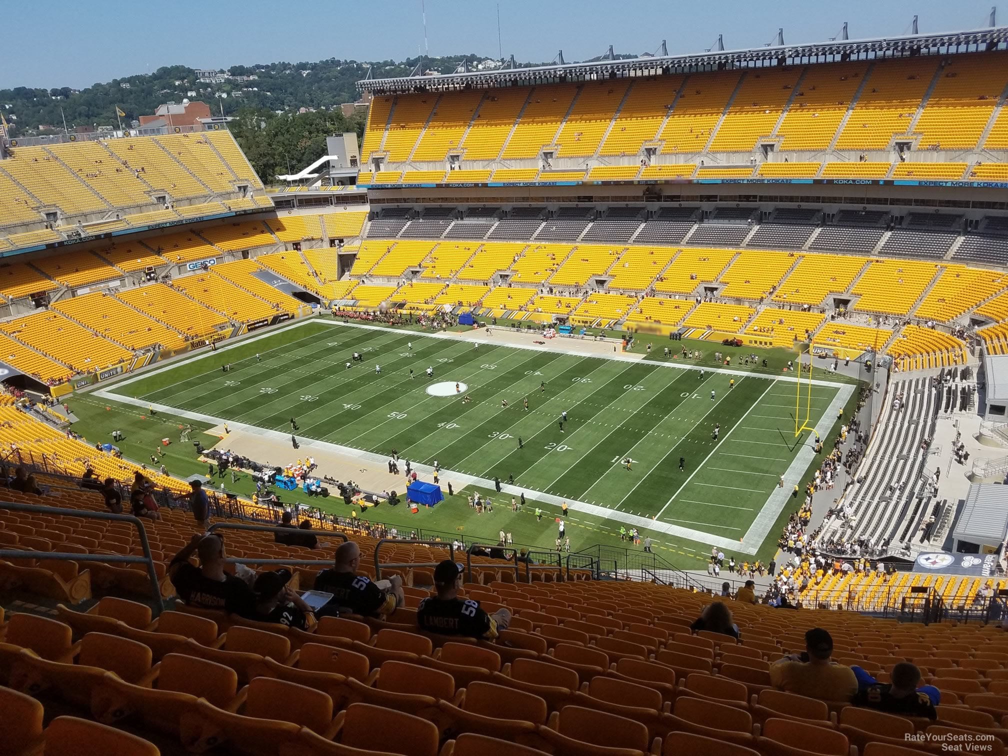 section 540, row ee seat view  for football - acrisure stadium