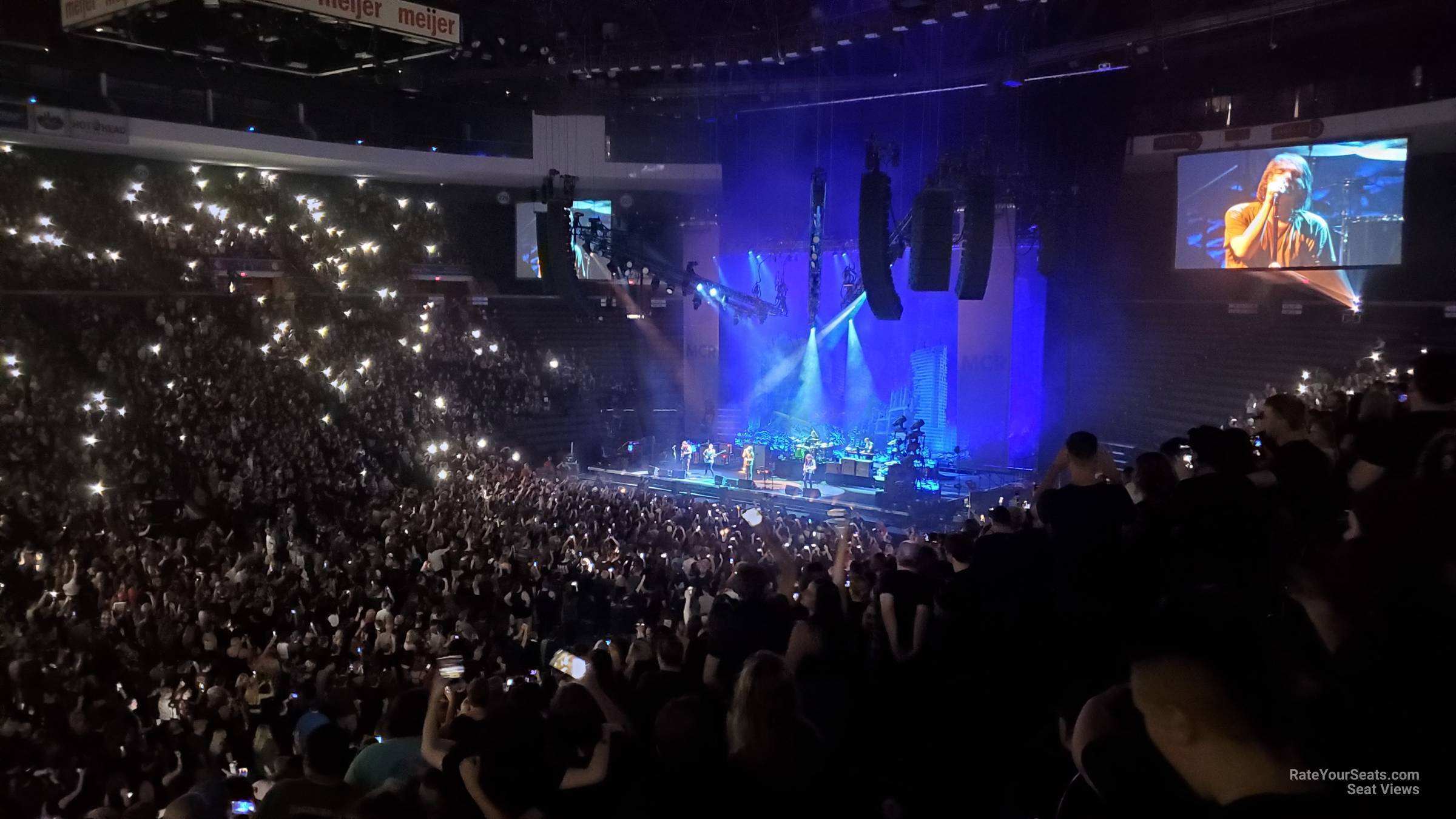 view from Section 105 
