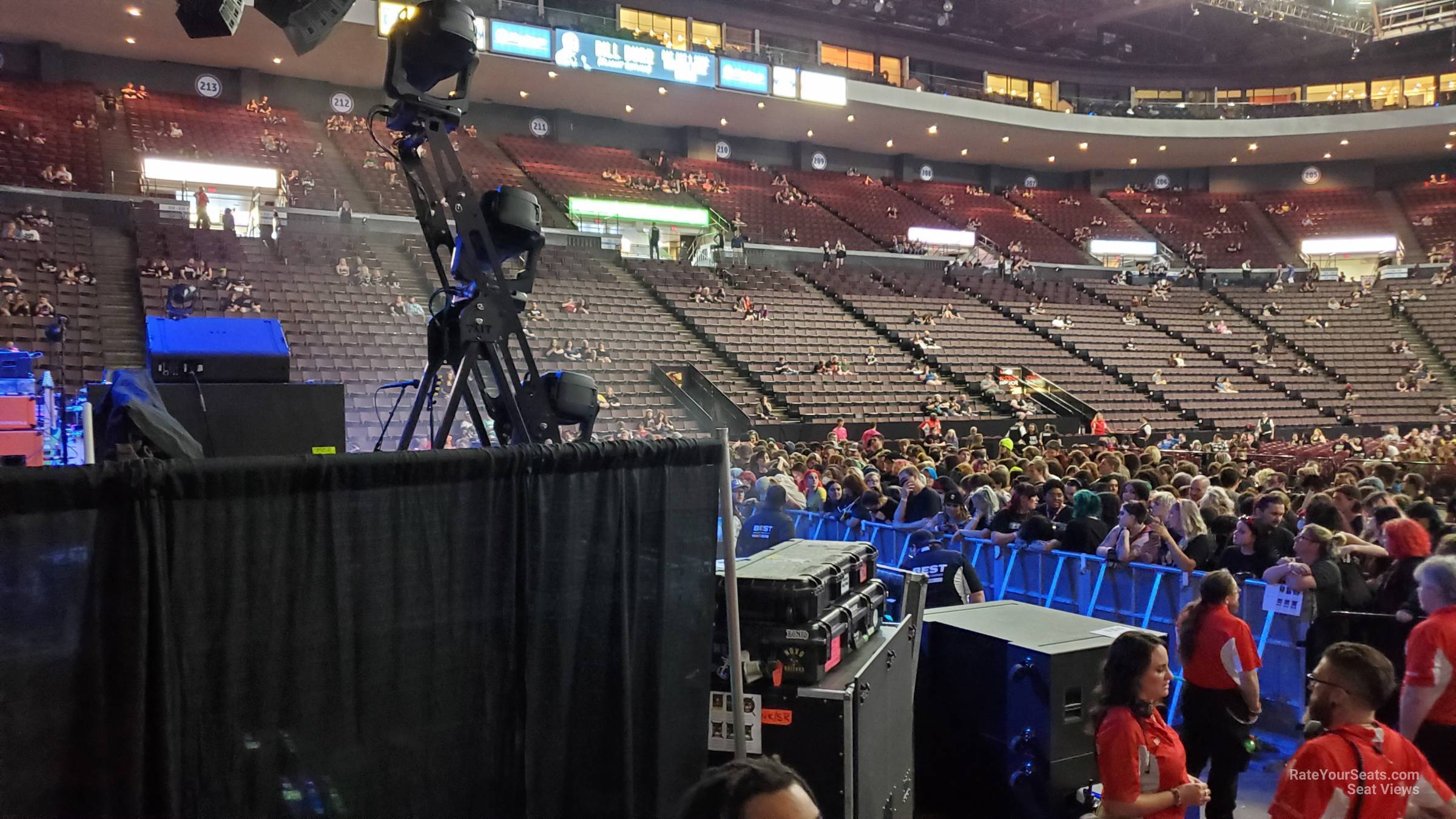 section 125, row c seat view  - heritage bank center