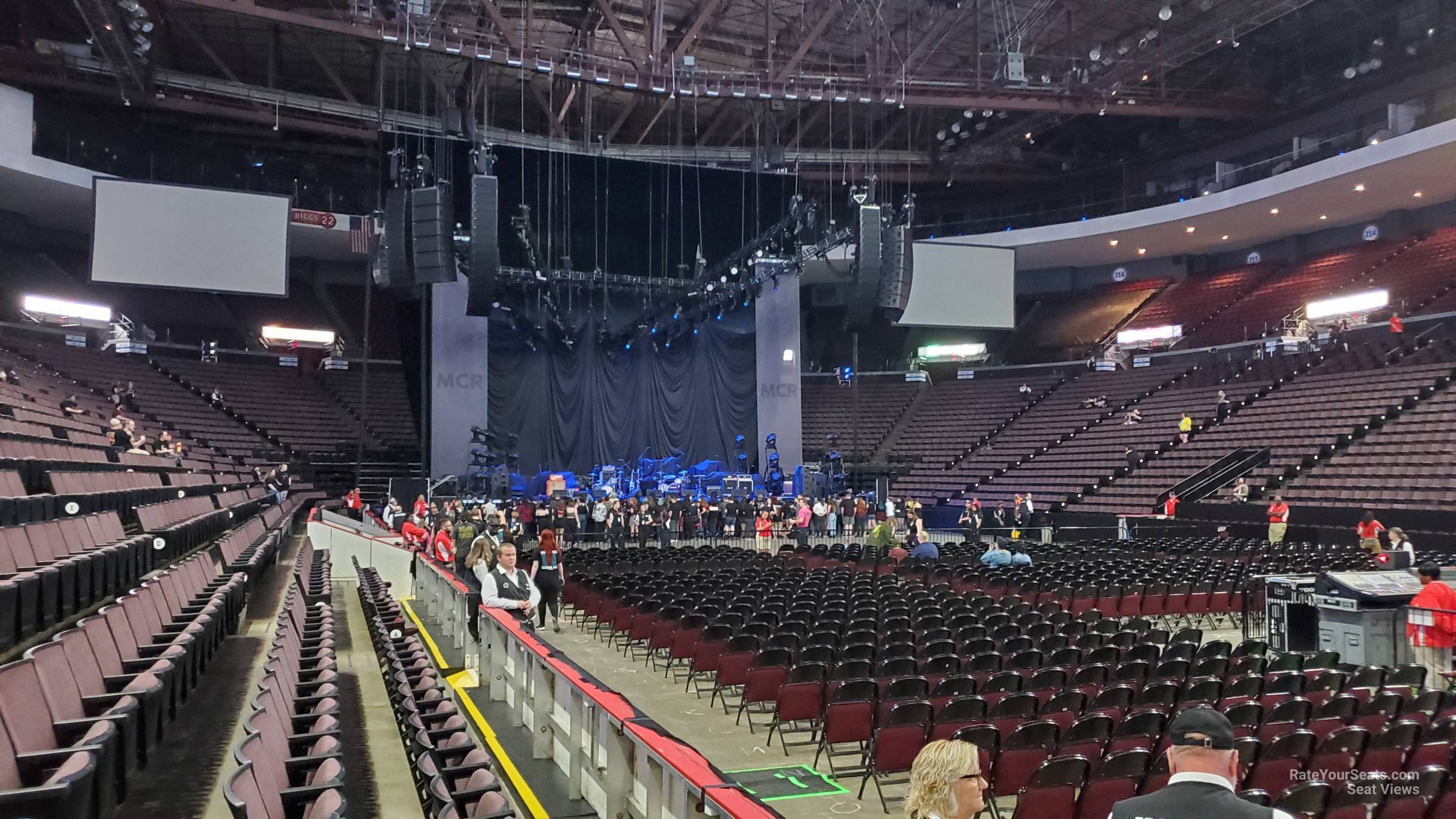 section 136, row c seat view  - heritage bank center