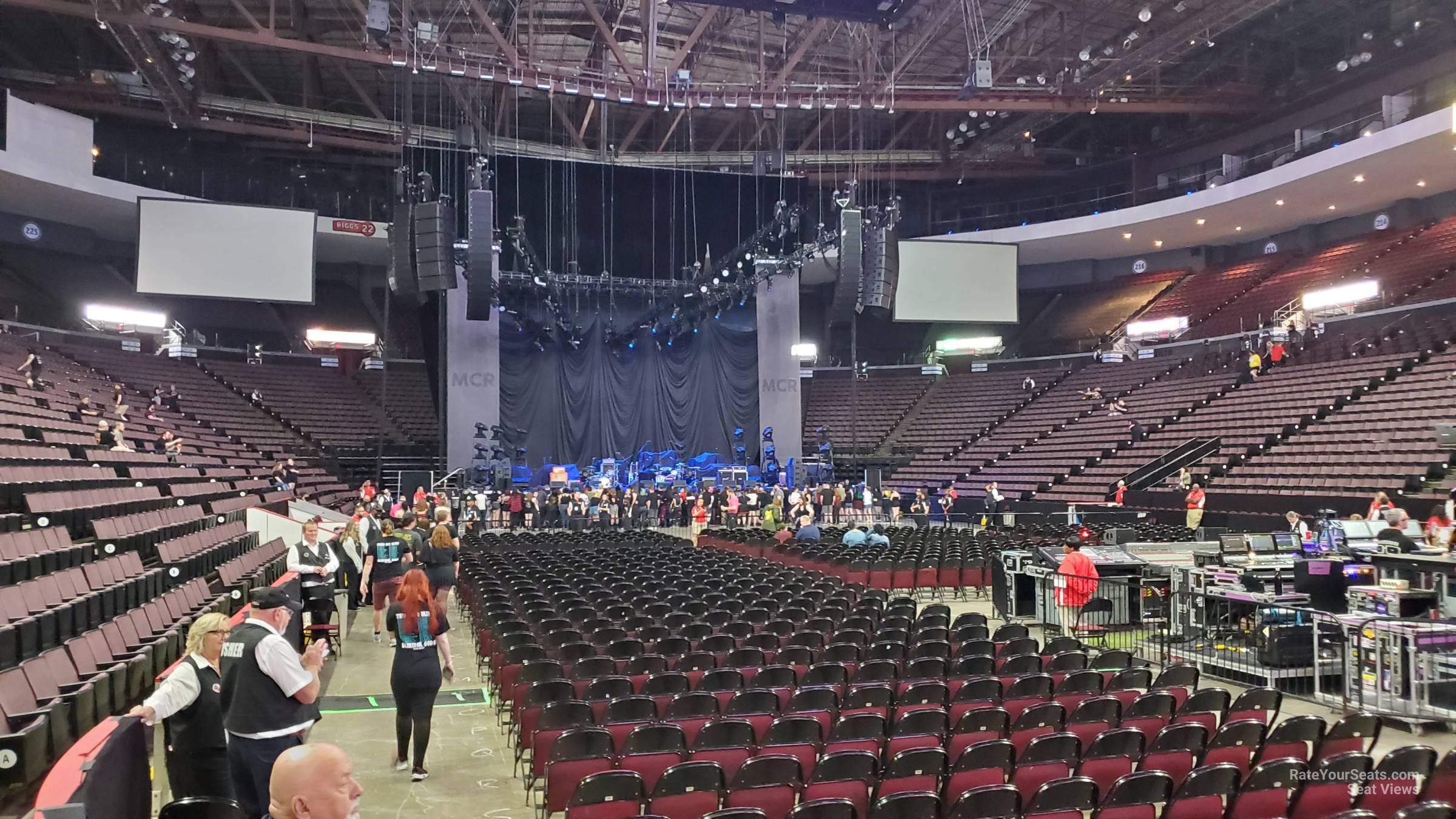 section 138, row c seat view  - heritage bank center