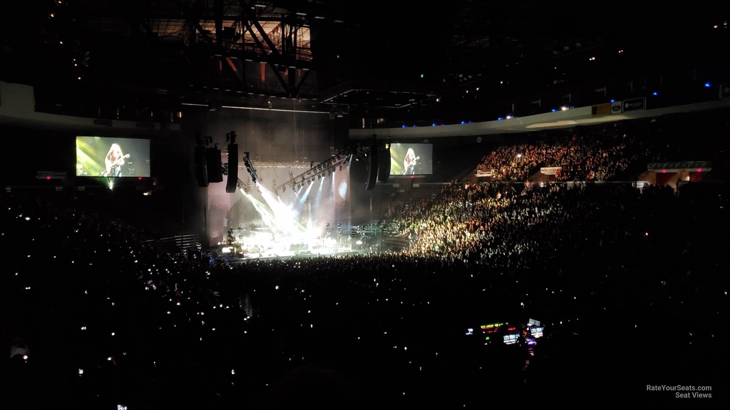 section 138, row w seat view  - heritage bank center
