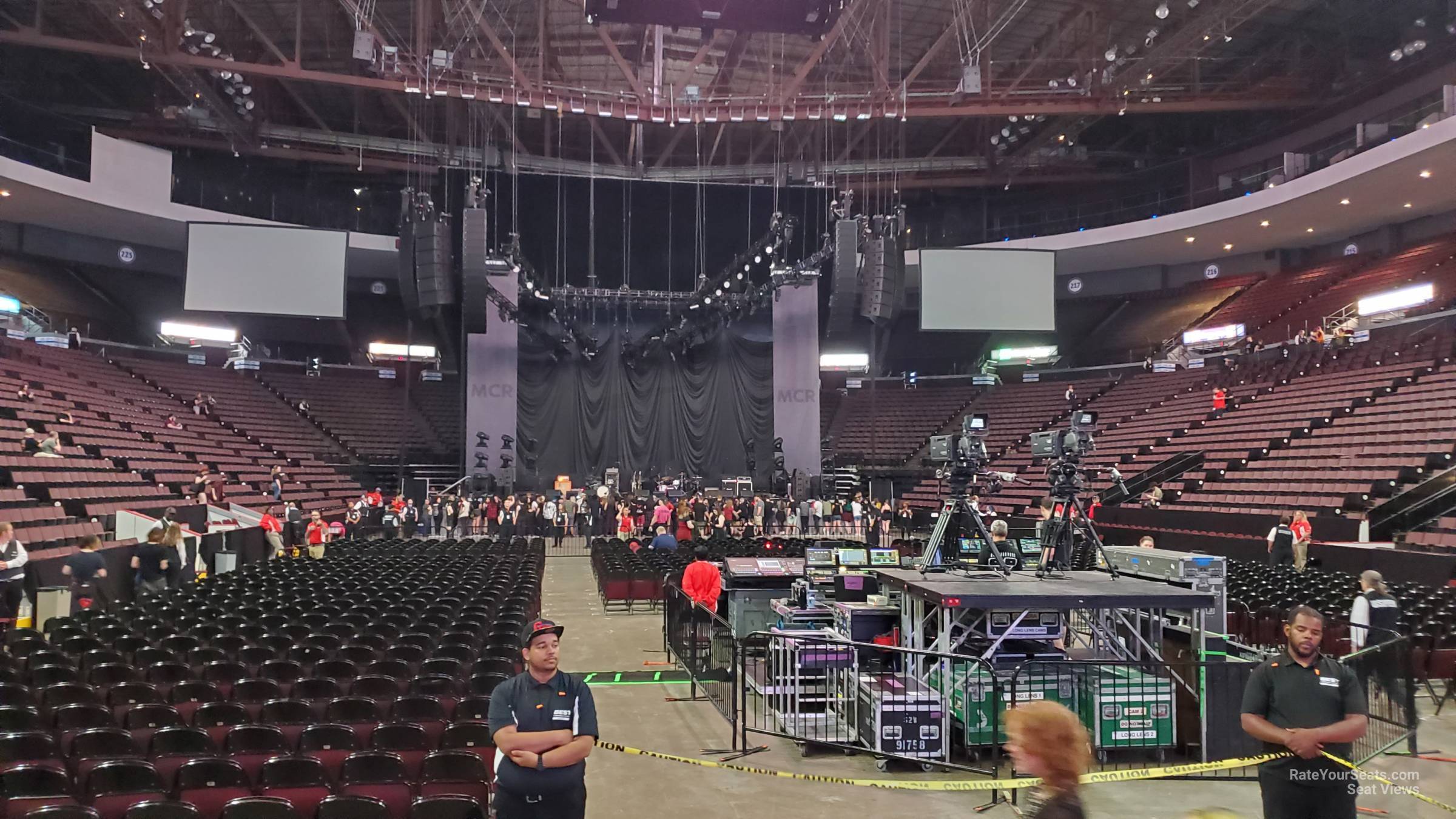 section 140, row c seat view  - heritage bank center