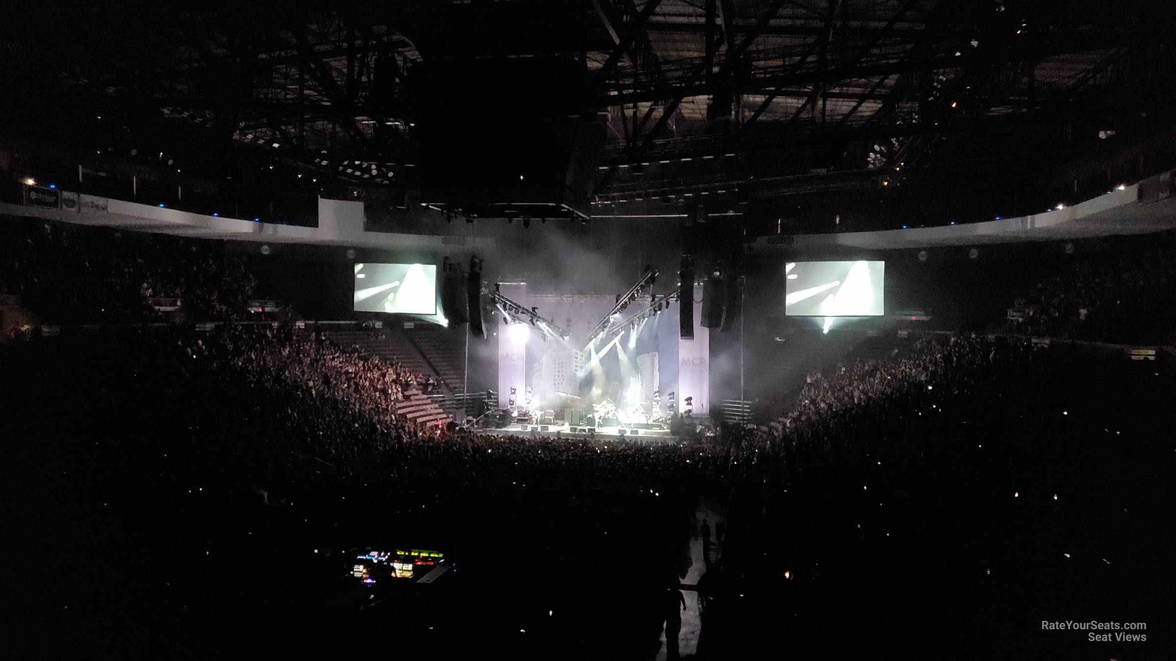 section 203, row e seat view  - heritage bank center