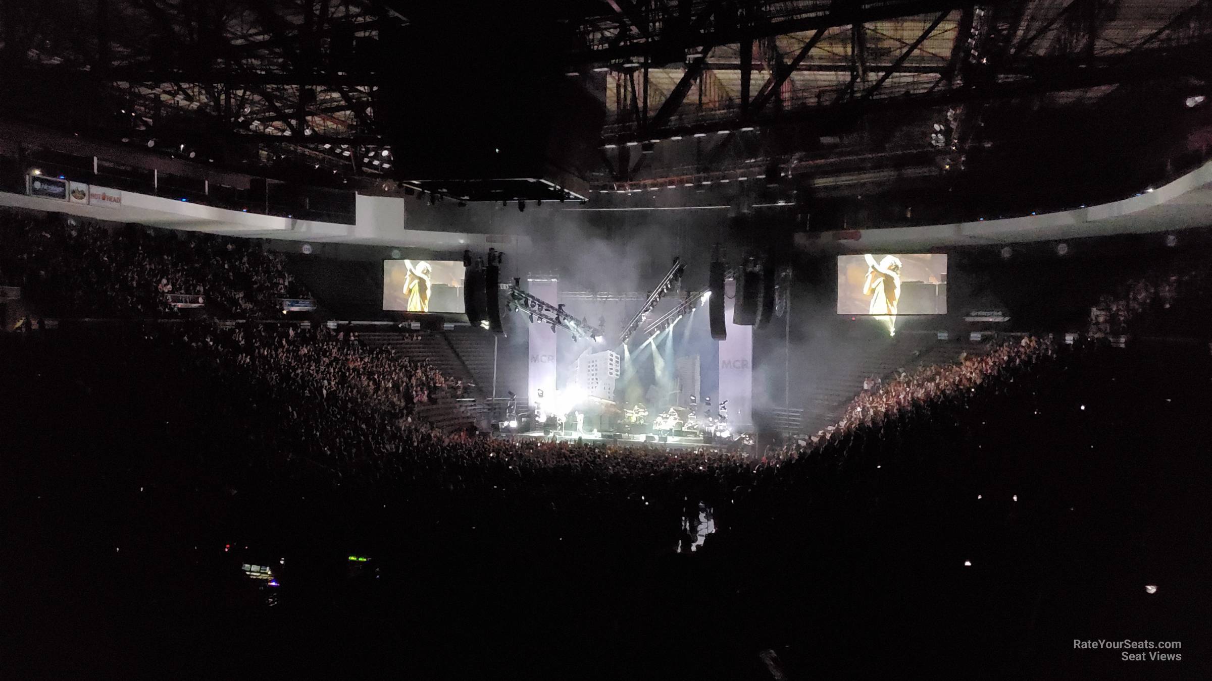 section 204, row a seat view  - heritage bank center